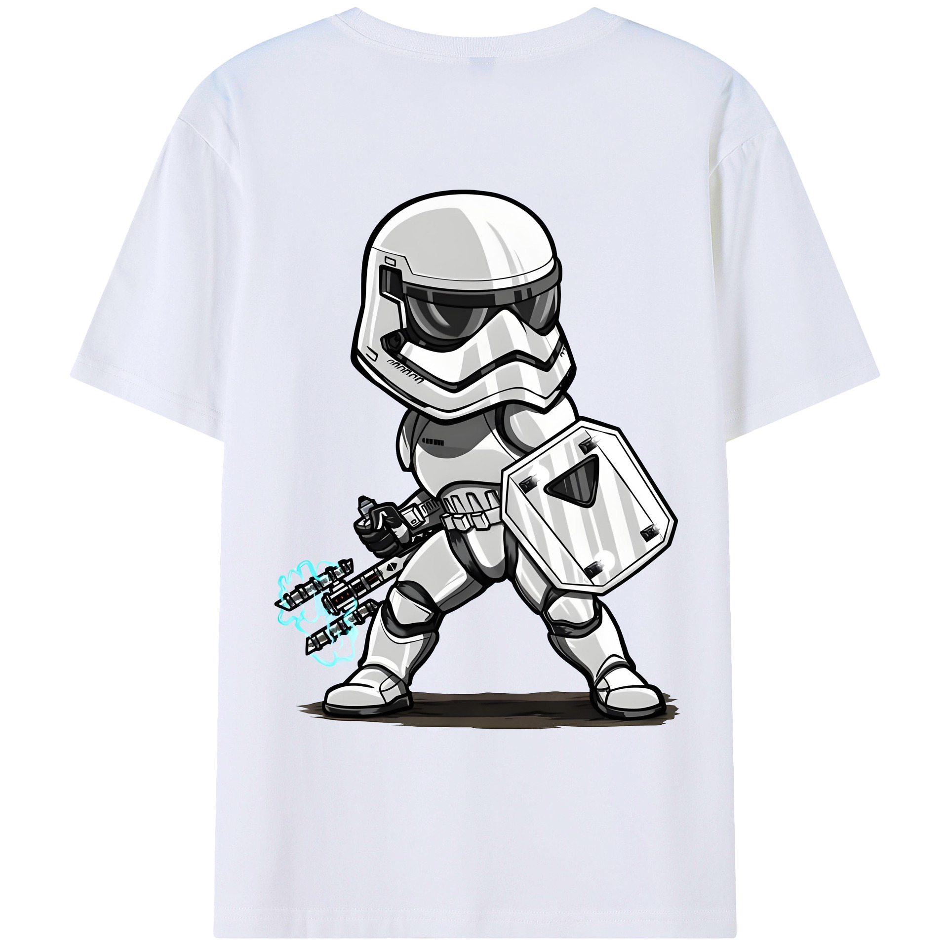 （画像用） スター・ウォーズ Star Wars 綿100％ メンズ半袖Tシャツ（バックプリント） 通気性