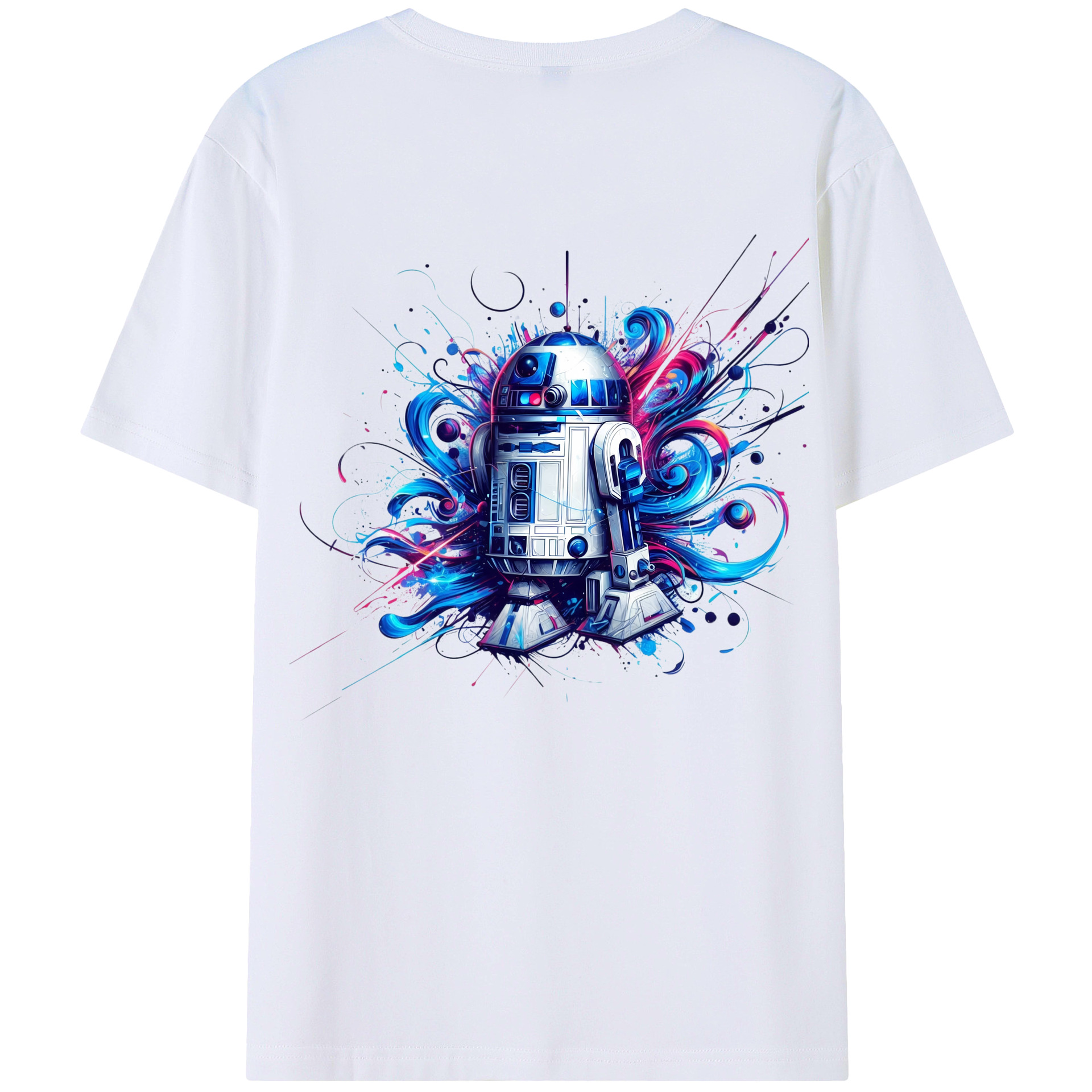 （画像用） スター・ウォーズ Star Wars 綿100％ メンズ半袖Tシャツ（バックプリント） 通気性