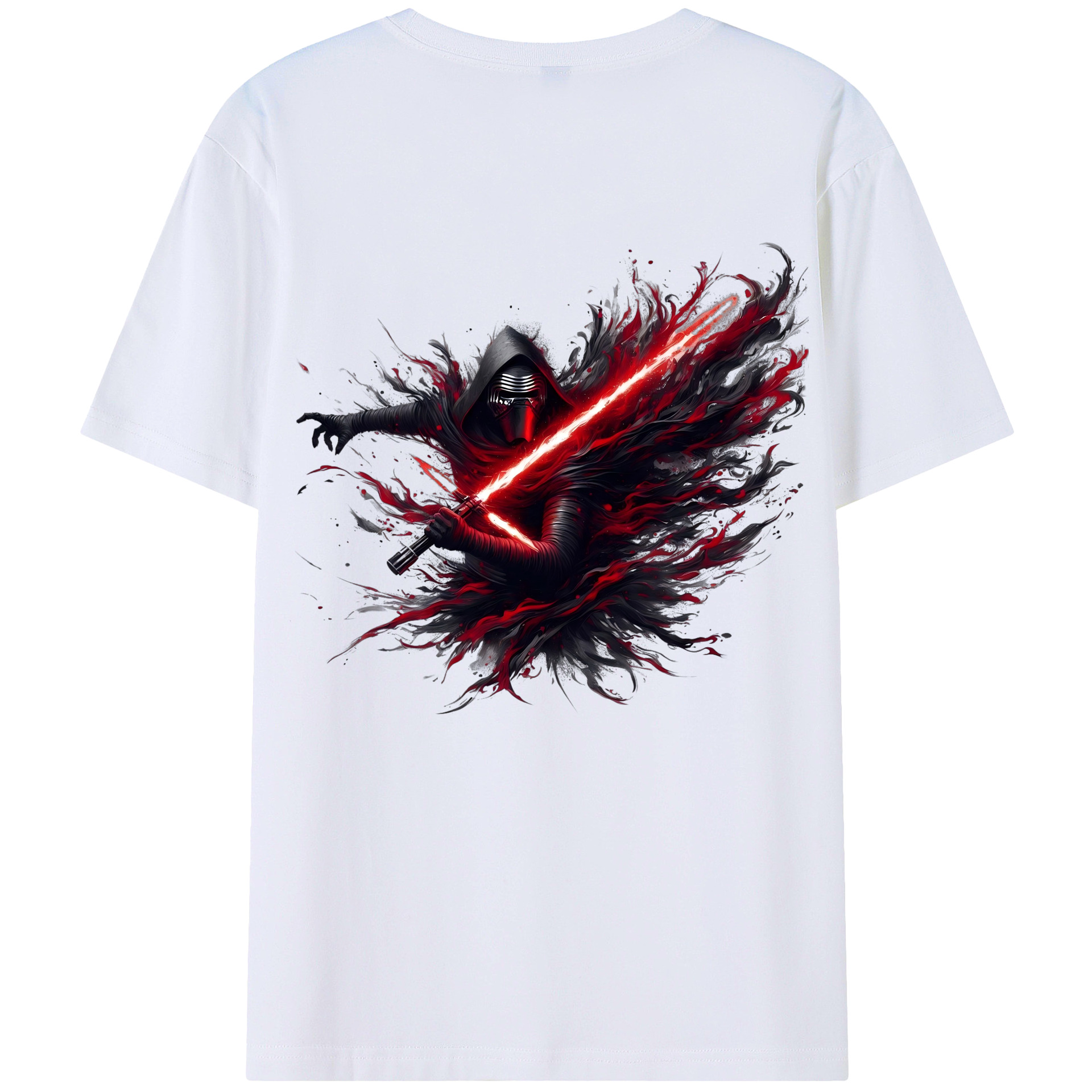 （画像用） スター・ウォーズ Star Wars 綿100％ メンズ半袖Tシャツ（バックプリント） 通気性