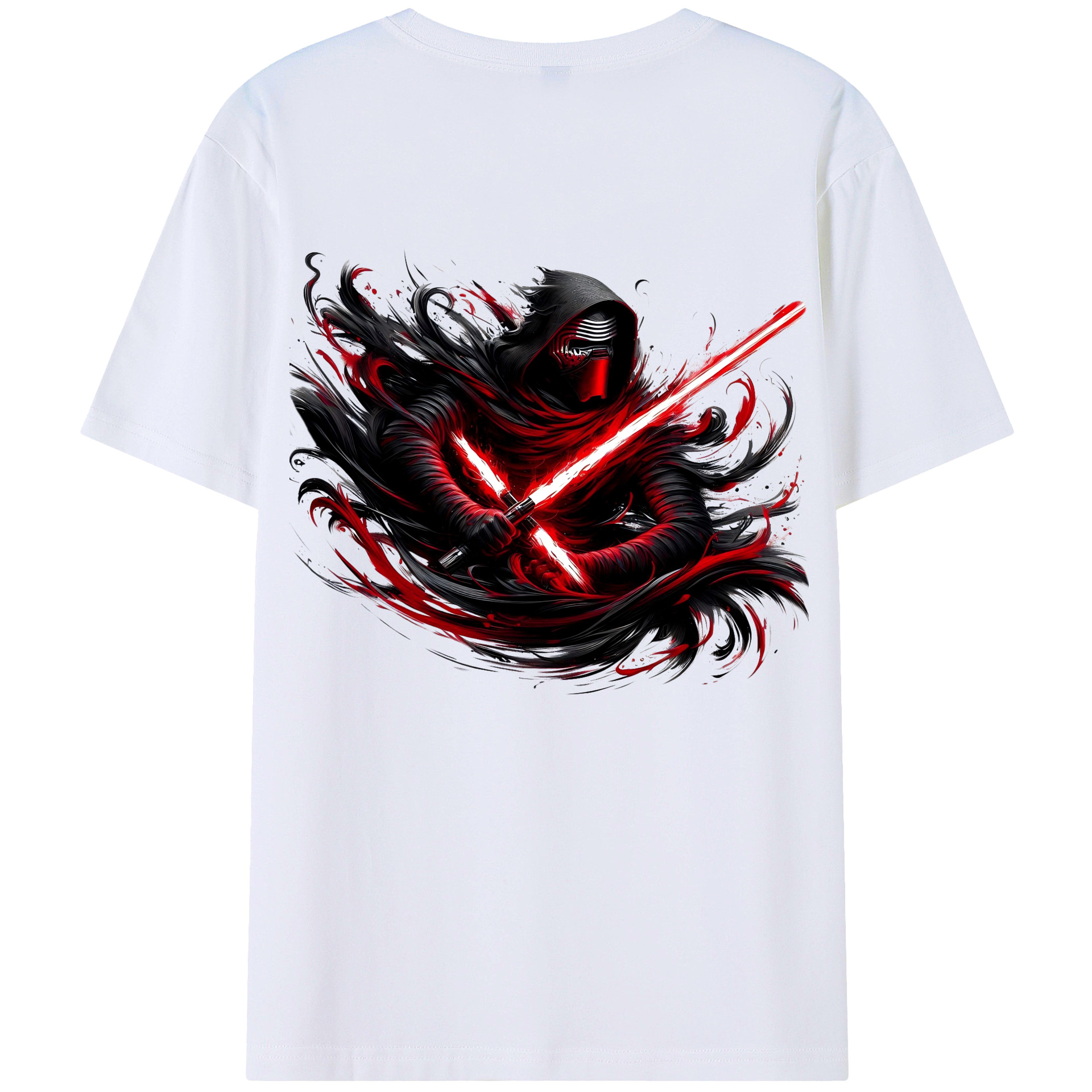 （画像用） スター・ウォーズ Star Wars 綿100％ メンズ半袖Tシャツ（バックプリント） 通気性