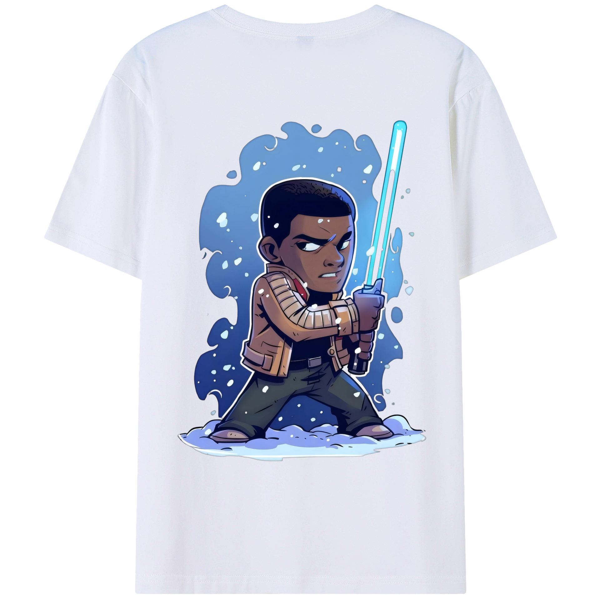 （画像用） スター・ウォーズ Star Wars 綿100％ メンズ半袖Tシャツ（バックプリント） 通気性
