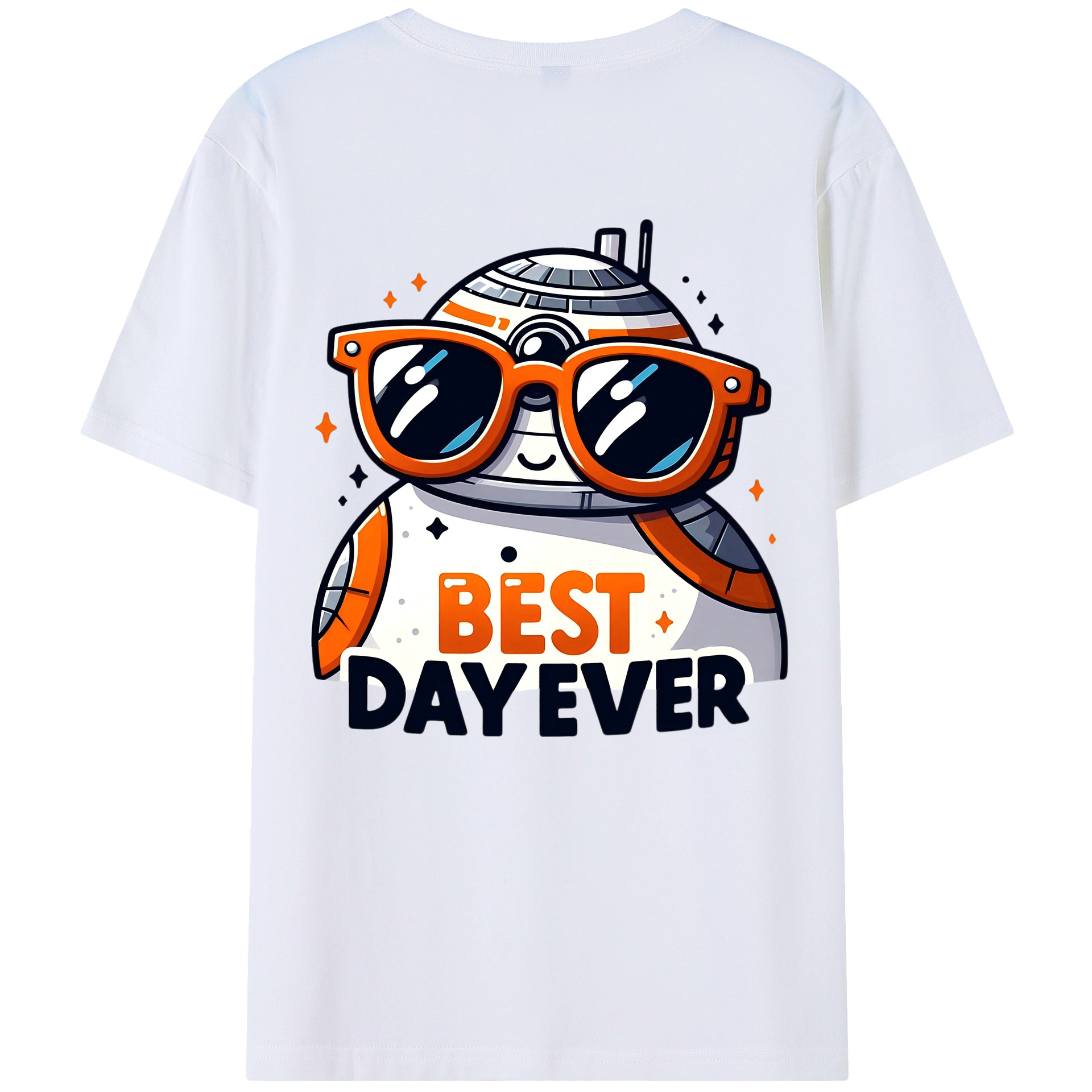 （画像用） スター・ウォーズ Star Wars 綿100％ メンズ半袖Tシャツ（バックプリント） 通気性