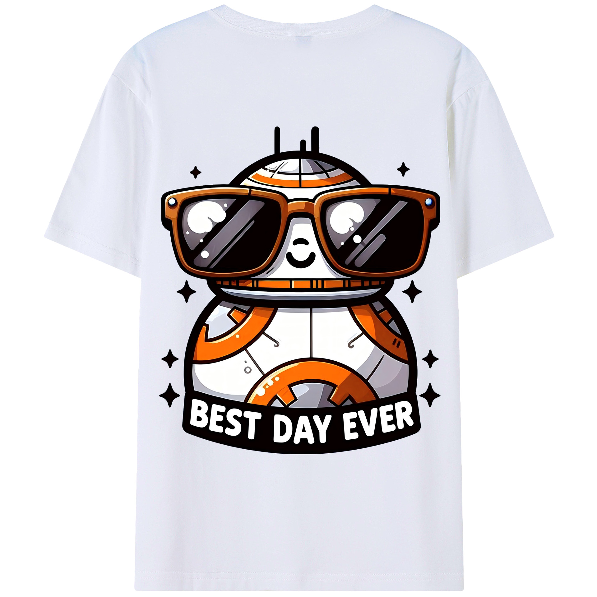 （画像用） スター・ウォーズ Star Wars 綿100％ メンズ半袖Tシャツ（バックプリント） 通気性