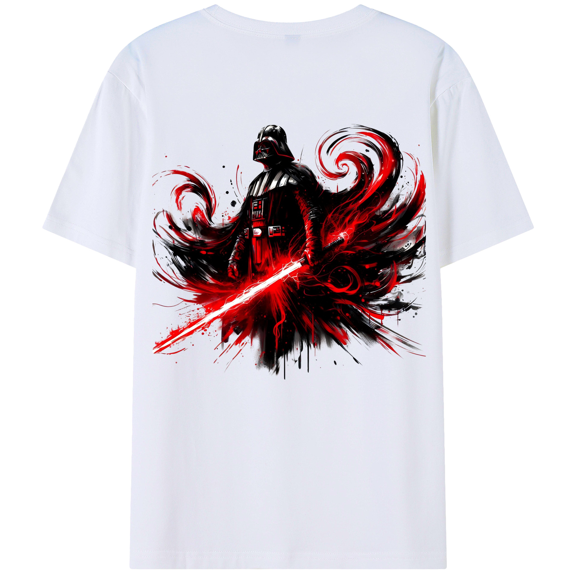 （画像用） スター・ウォーズ Star Wars 綿100％ メンズ半袖Tシャツ（バックプリント） 通気性