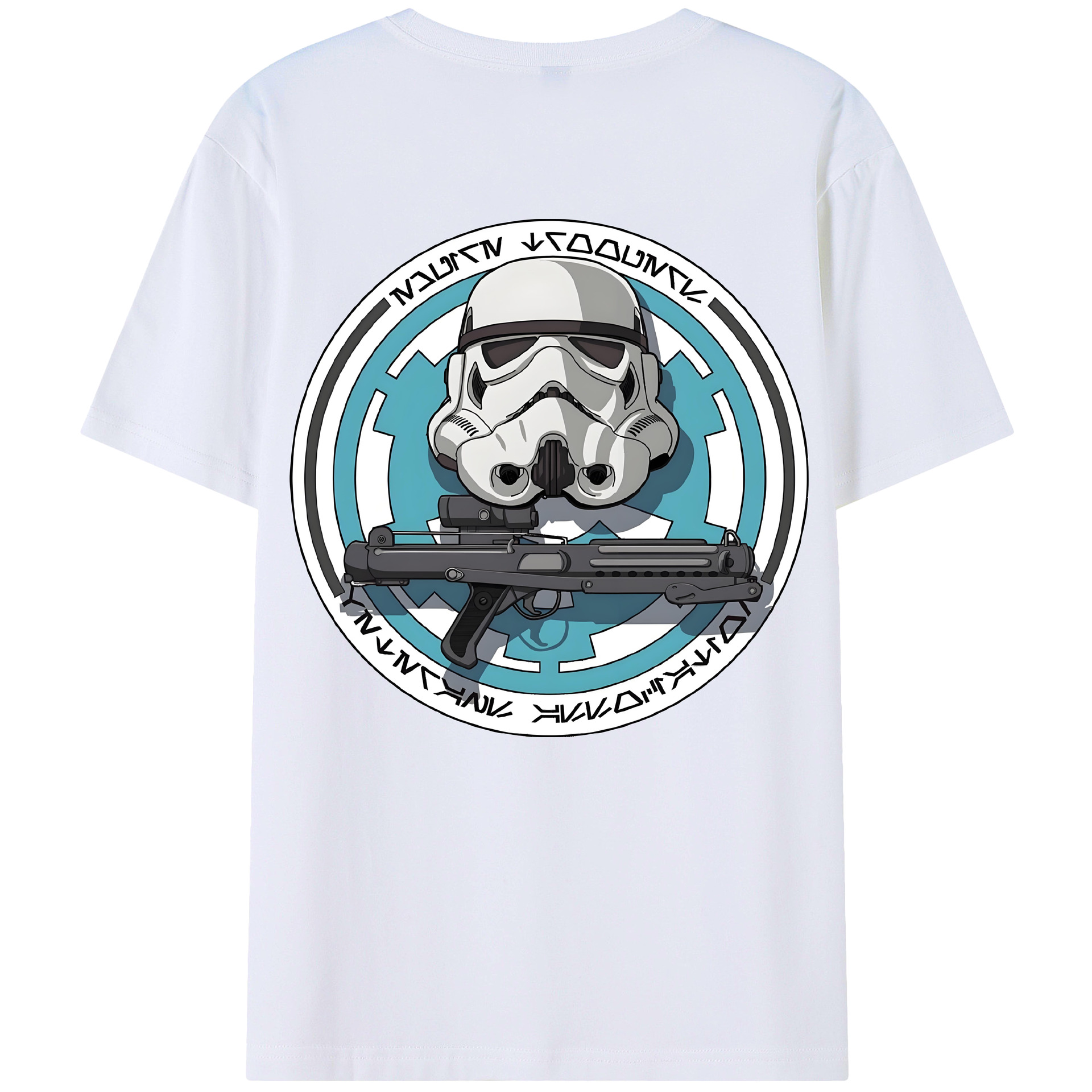 （画像用） スター・ウォーズ Star Wars 綿100％ メンズ半袖Tシャツ（バックプリント） 通気性