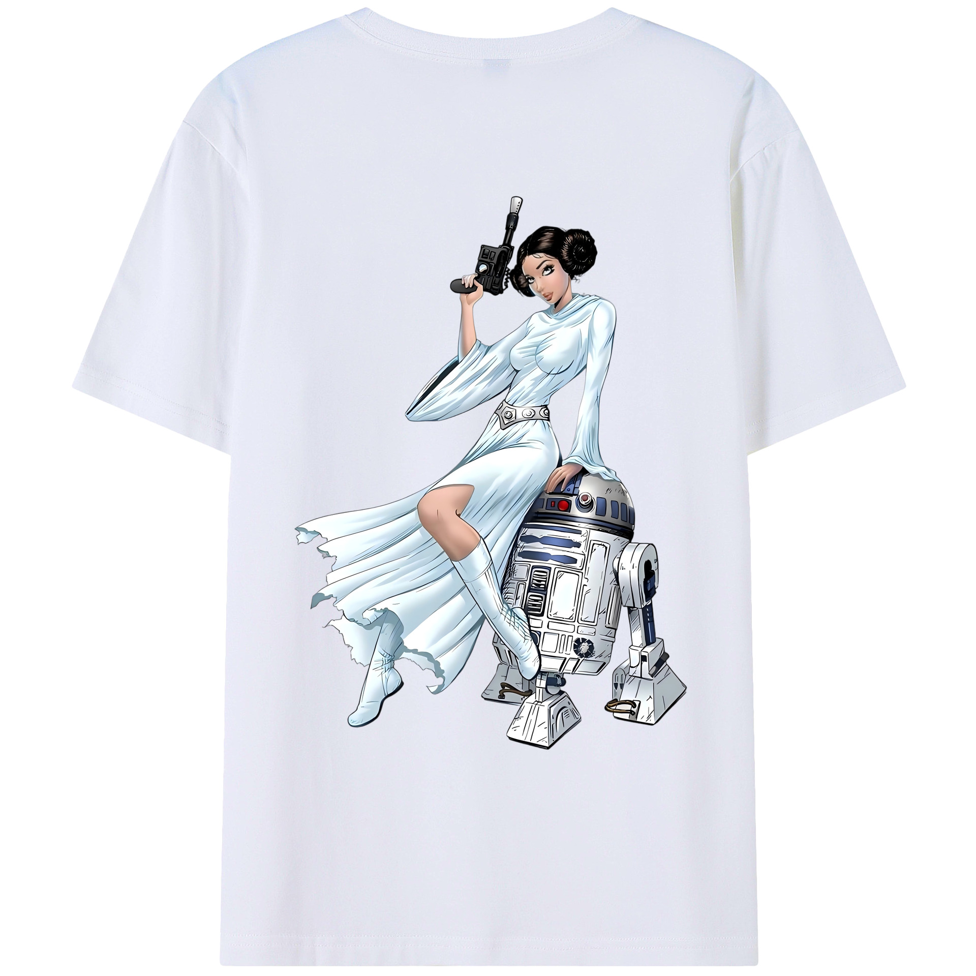 （画像用） スター・ウォーズ Star Wars 綿100％ メンズ半袖Tシャツ（バックプリント） 通気性