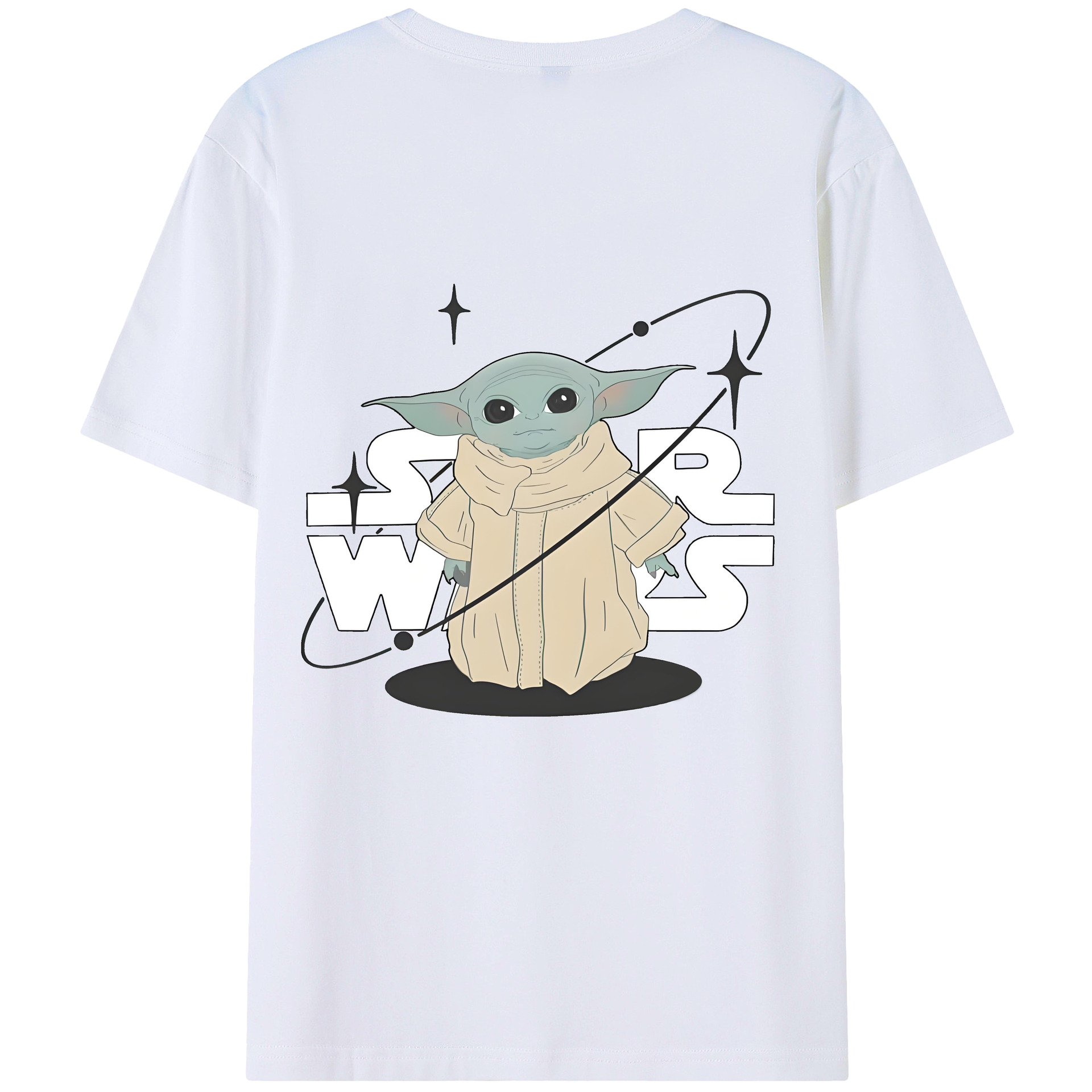 （画像用） スター・ウォーズ Star Wars 綿100％ メンズ半袖Tシャツ（バックプリント） 通気性
