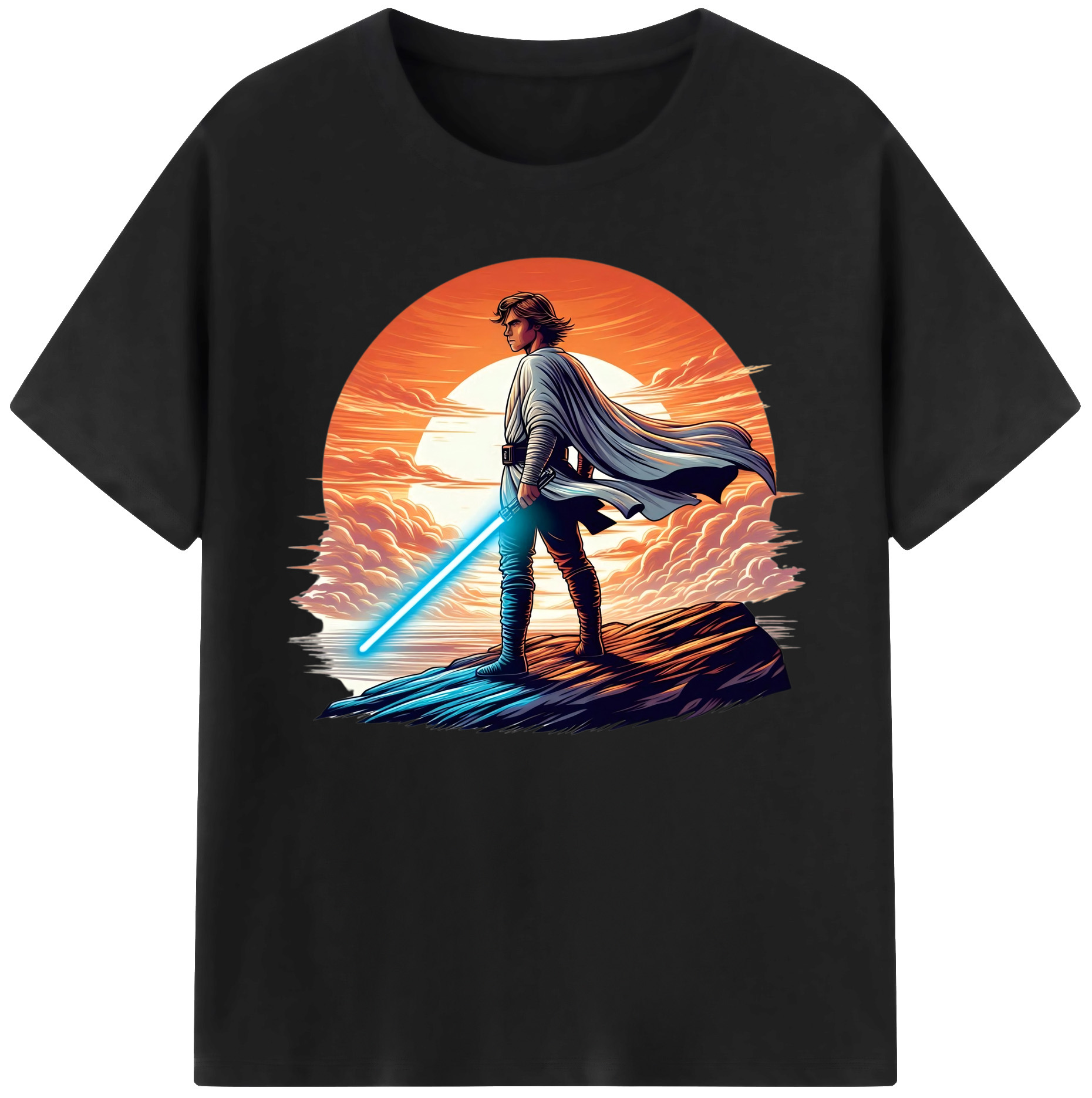（画像用） スター・ウォーズ Star Wars 綿100％ メンズ半袖Tシャツ｜肌触りやわらか＆通気性
