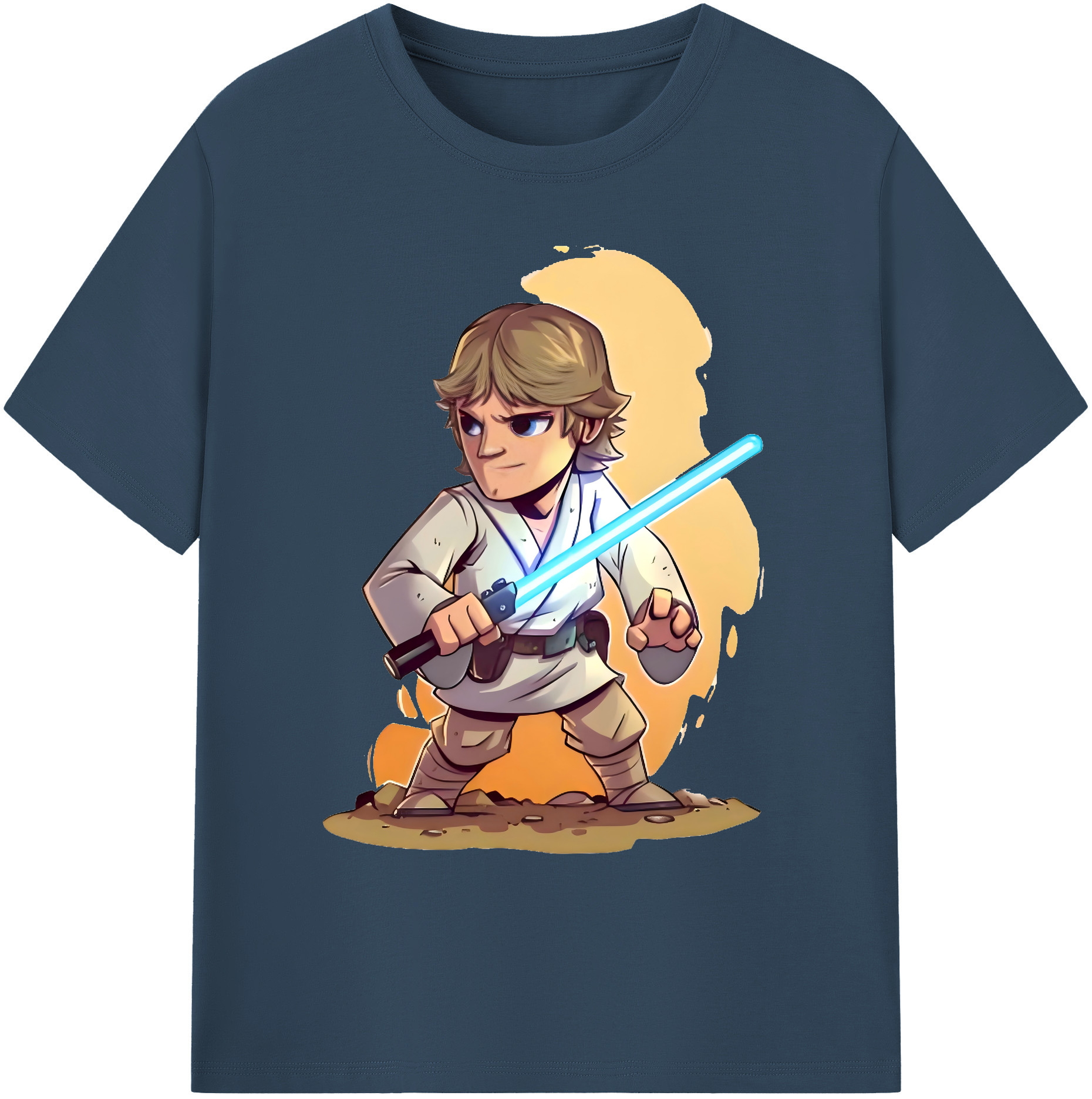 （画像用） スター・ウォーズ Star Wars 綿100％ メンズ半袖Tシャツ｜肌触りやわらか＆通気性