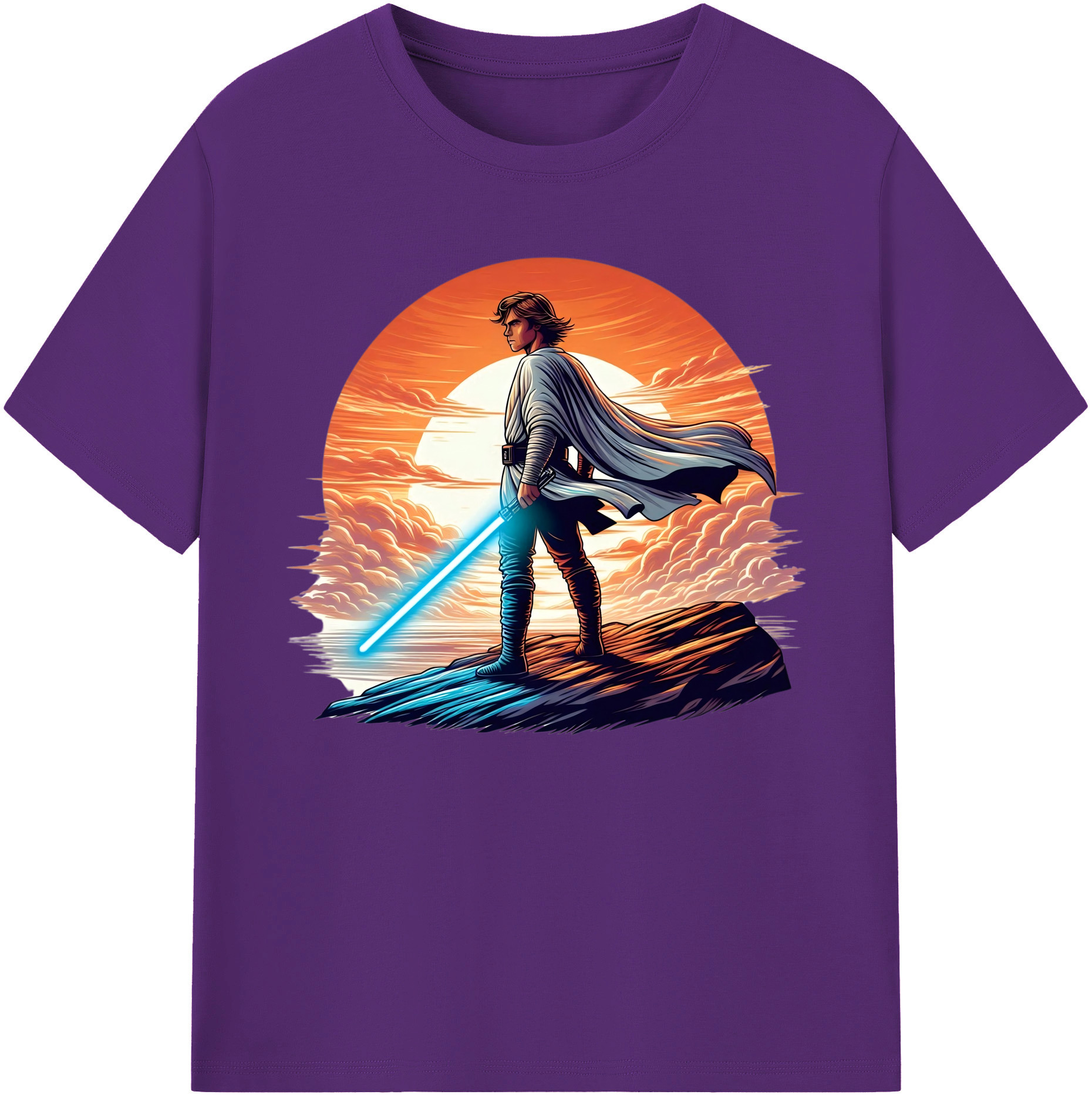 （画像用） スター・ウォーズ Star Wars 綿100％ メンズ半袖Tシャツ｜肌触りやわらか＆通気性