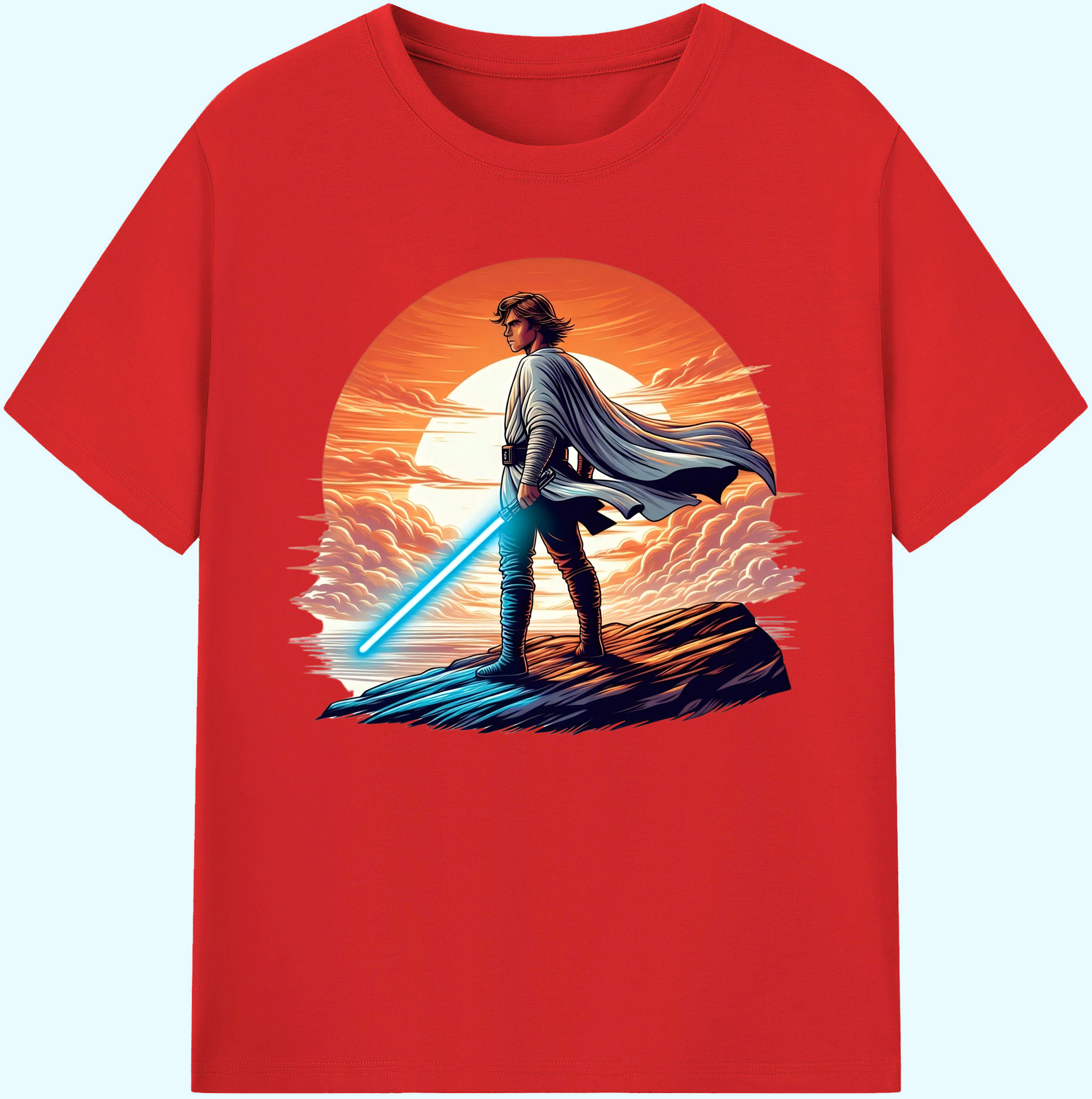 （画像用） スター・ウォーズ Star Wars 綿100％ メンズ半袖Tシャツ｜肌触りやわらか＆通気性