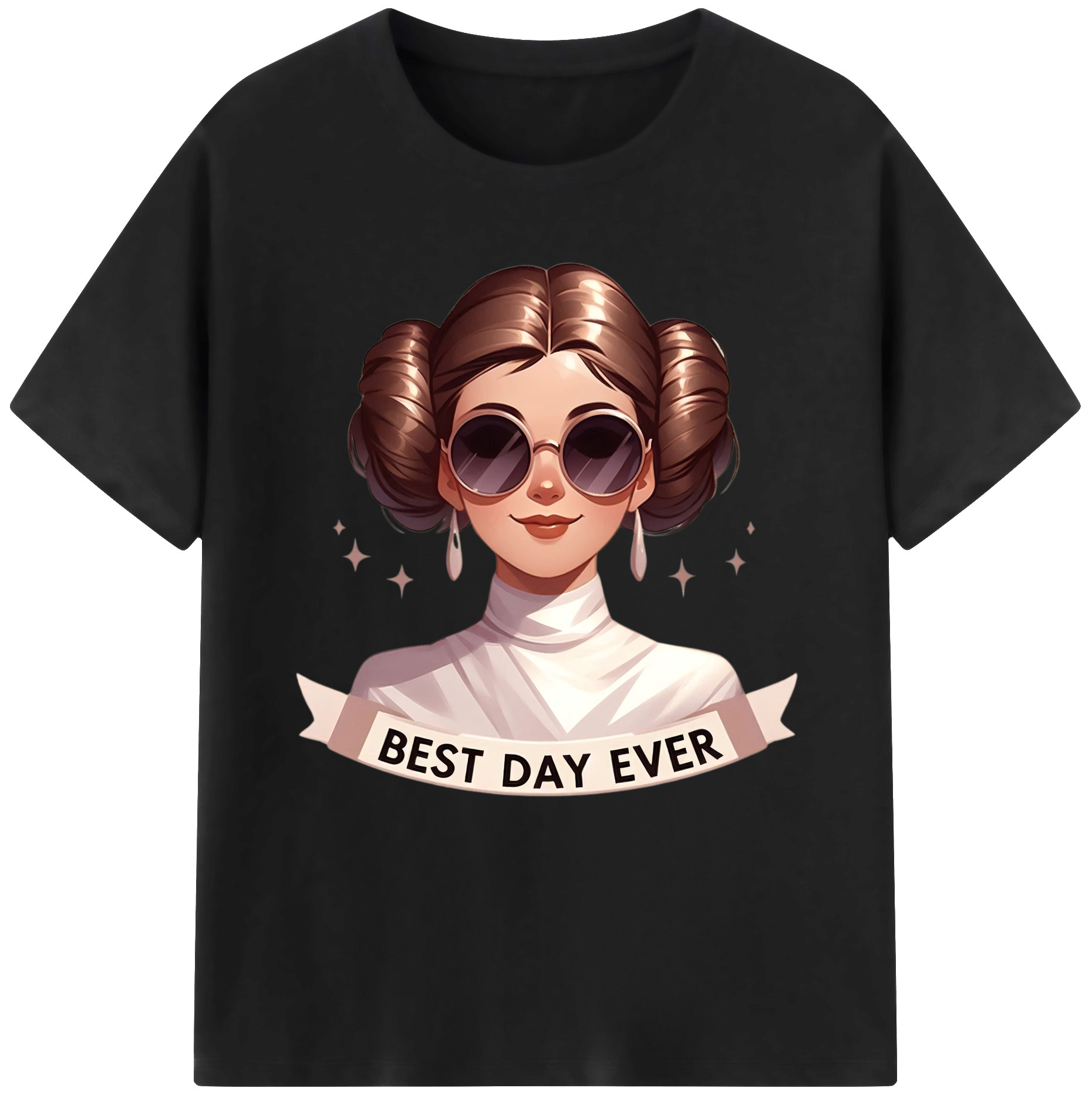 （画像用） スター・ウォーズ Star Wars レディースカジュアルプリントTシャツ（綿100％）