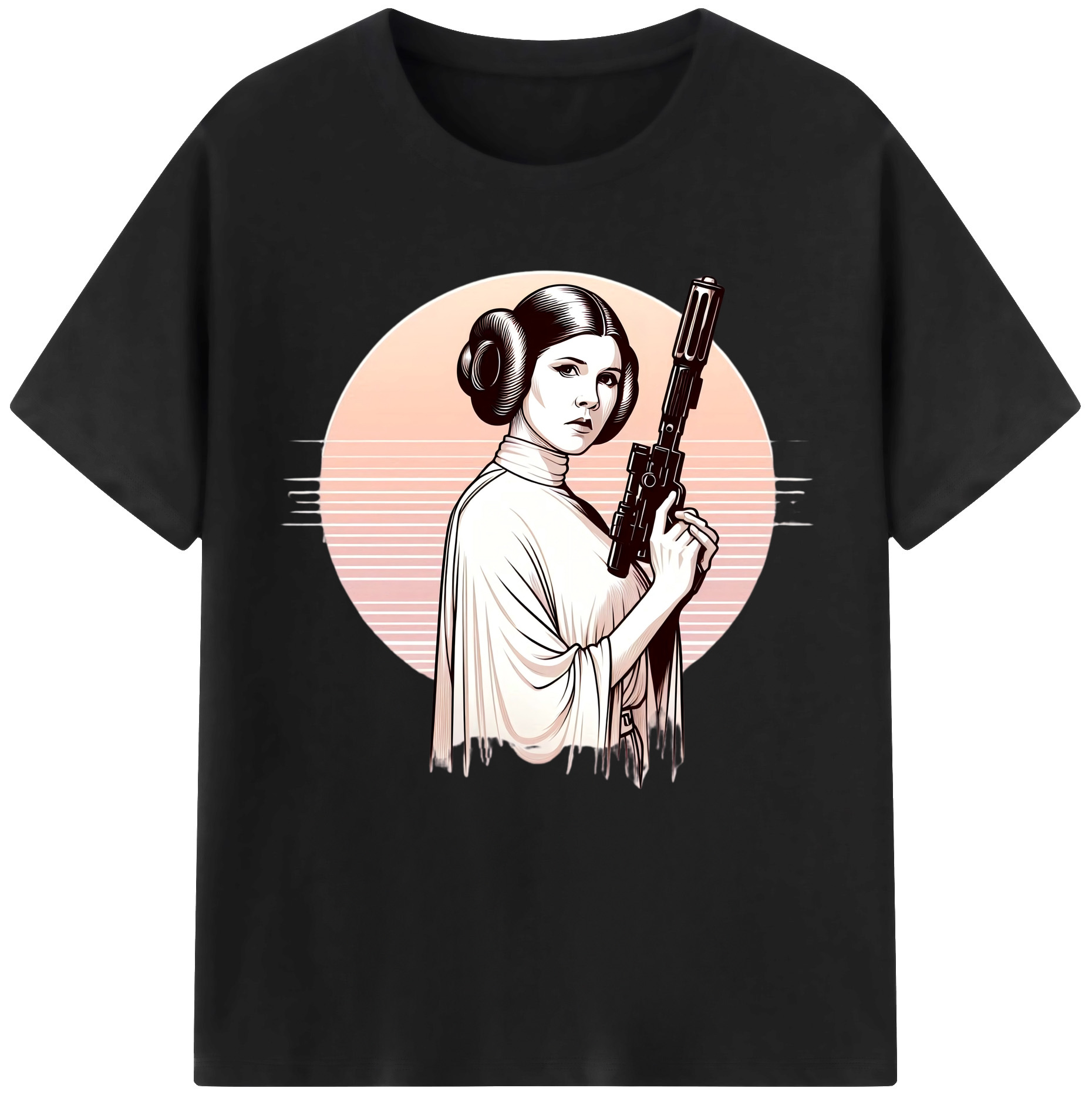 （画像用） スター・ウォーズ Star Wars レディースカジュアルプリントTシャツ（綿100％）