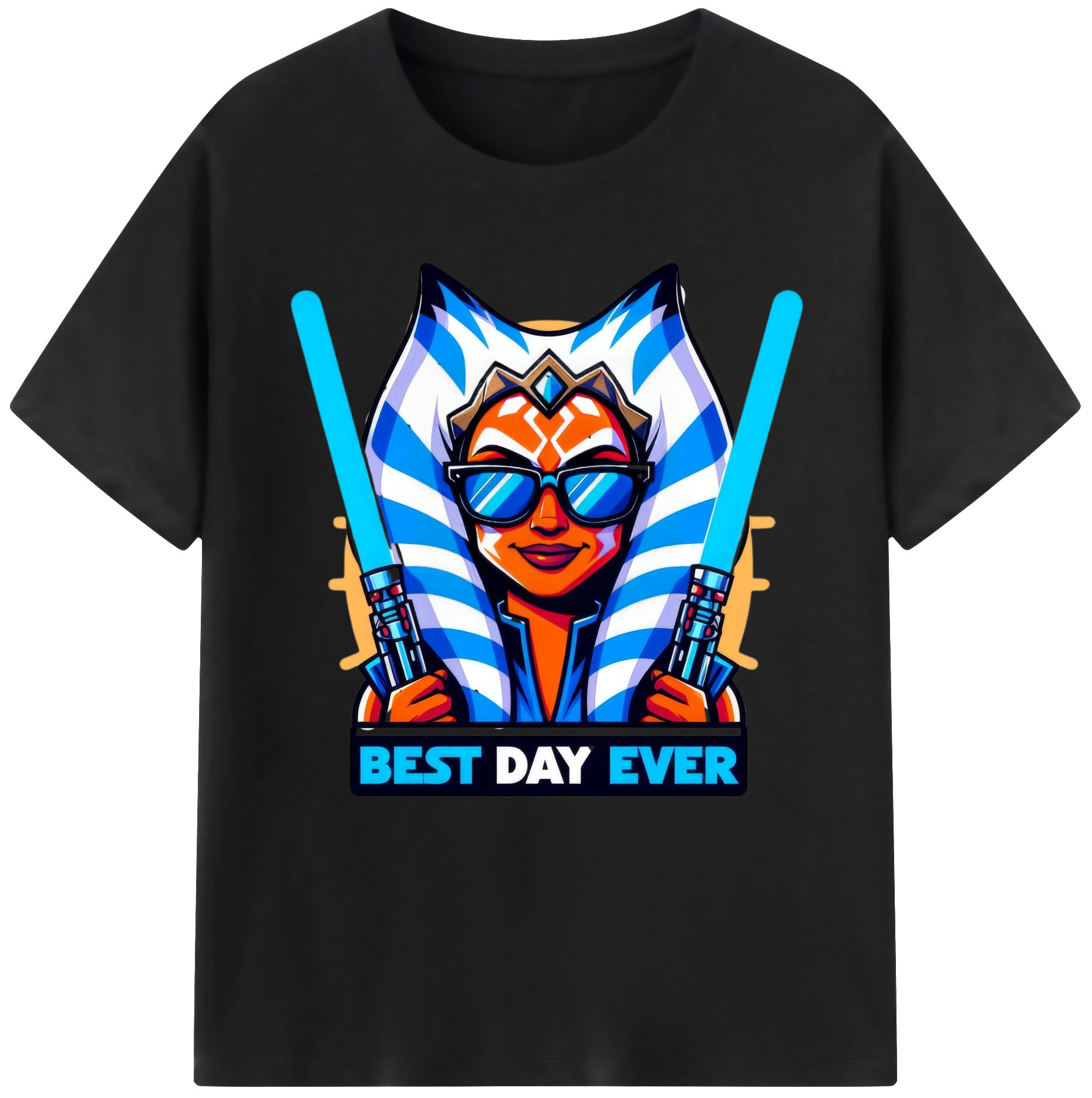 （画像用） スター・ウォーズ Star Wars レディースカジュアルプリントTシャツ（綿100％）