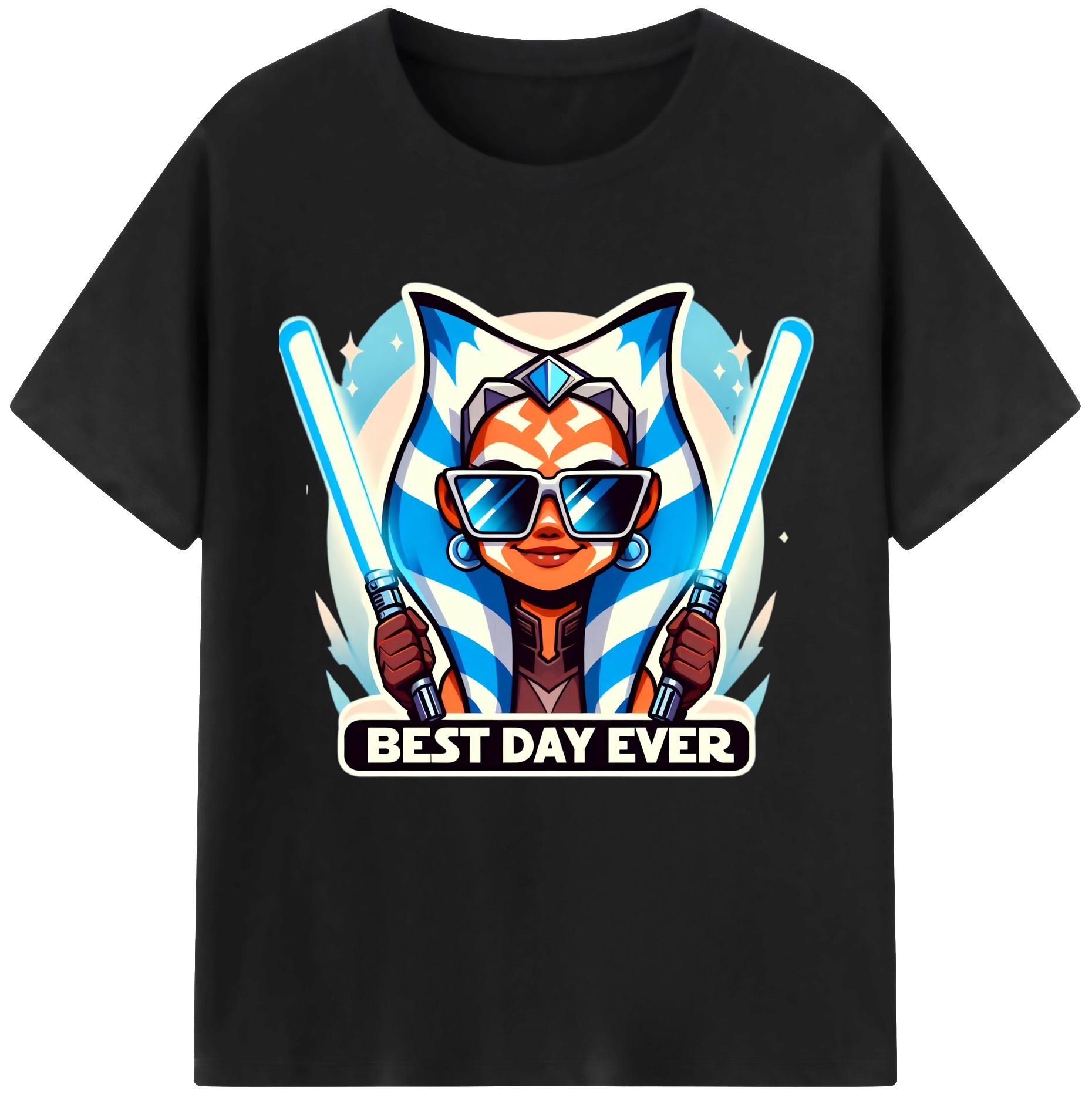 （画像用） スター・ウォーズ Star Wars レディースカジュアルプリントTシャツ（綿100％）
