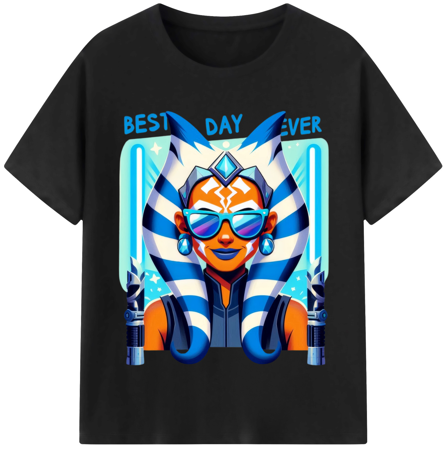 （画像用） スター・ウォーズ Star Wars レディースカジュアルプリントTシャツ（綿100％）
