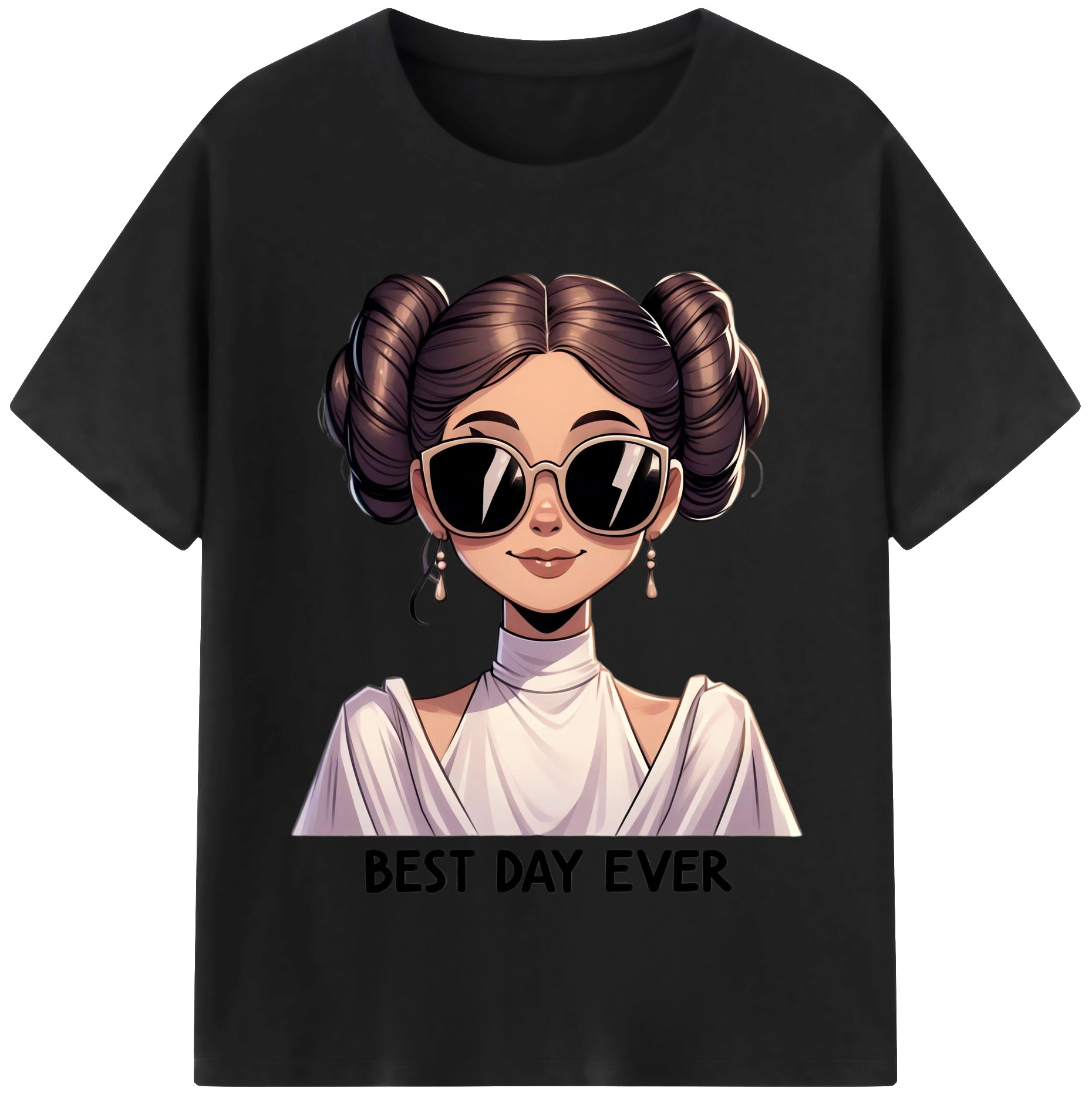 （画像用） スター・ウォーズ Star Wars レディースカジュアルプリントTシャツ（綿100％）