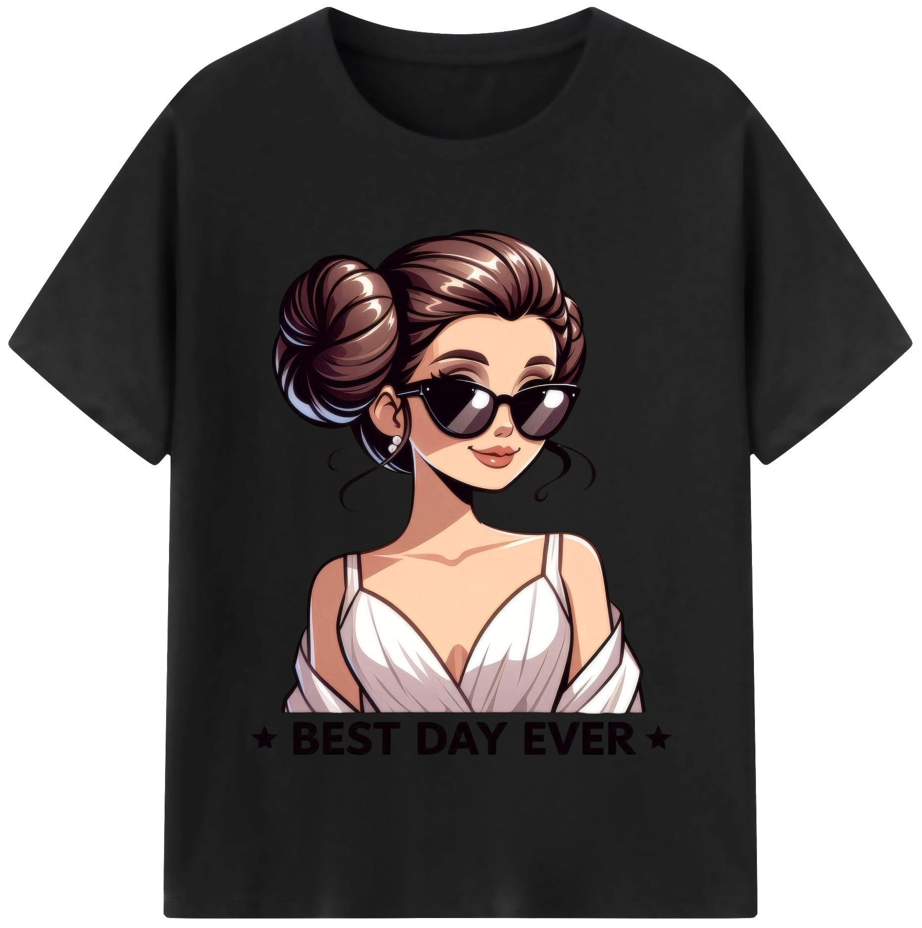 （画像用） スター・ウォーズ Star Wars レディースカジュアルプリントTシャツ（綿100％）