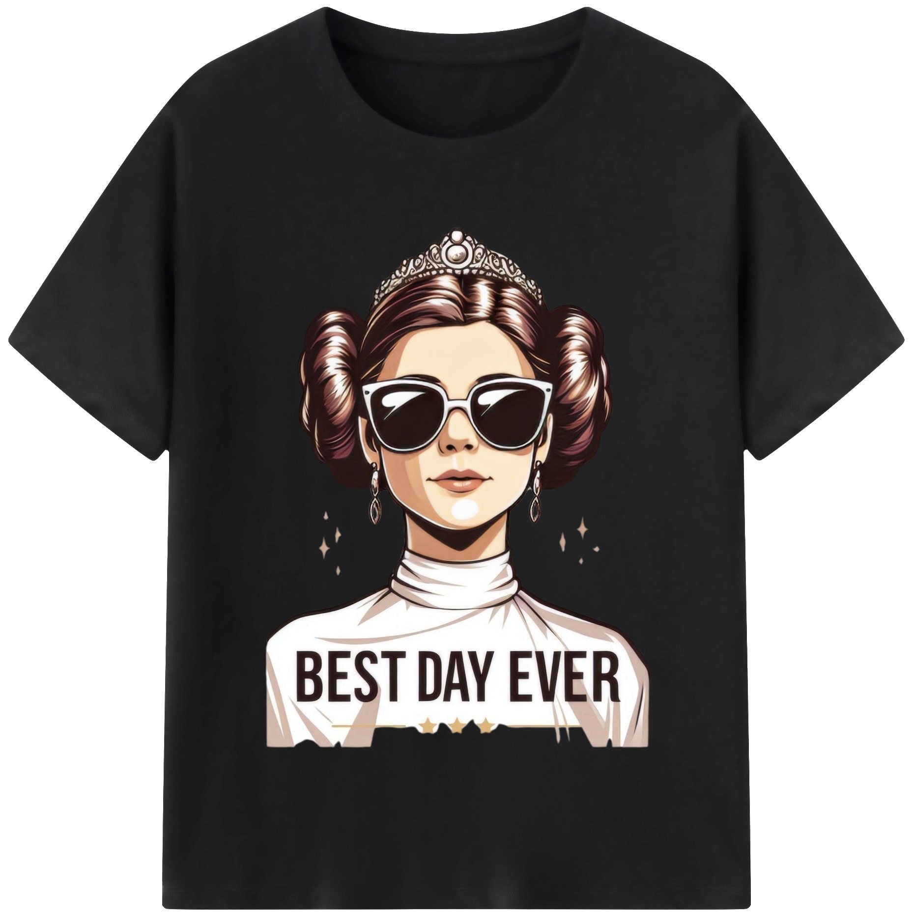 （画像用） スター・ウォーズ Star Wars レディースカジュアルプリントTシャツ（綿100％）
