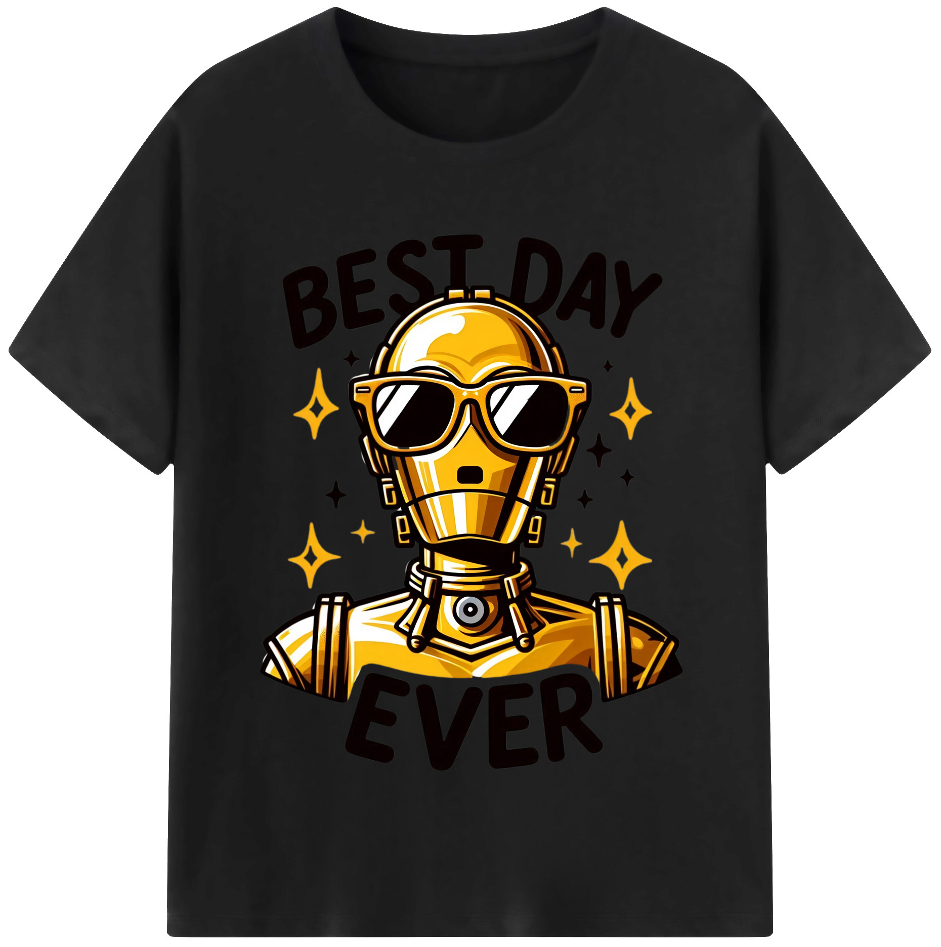 （画像用） スター・ウォーズ Star Wars レディースカジュアルプリントTシャツ（綿100％）