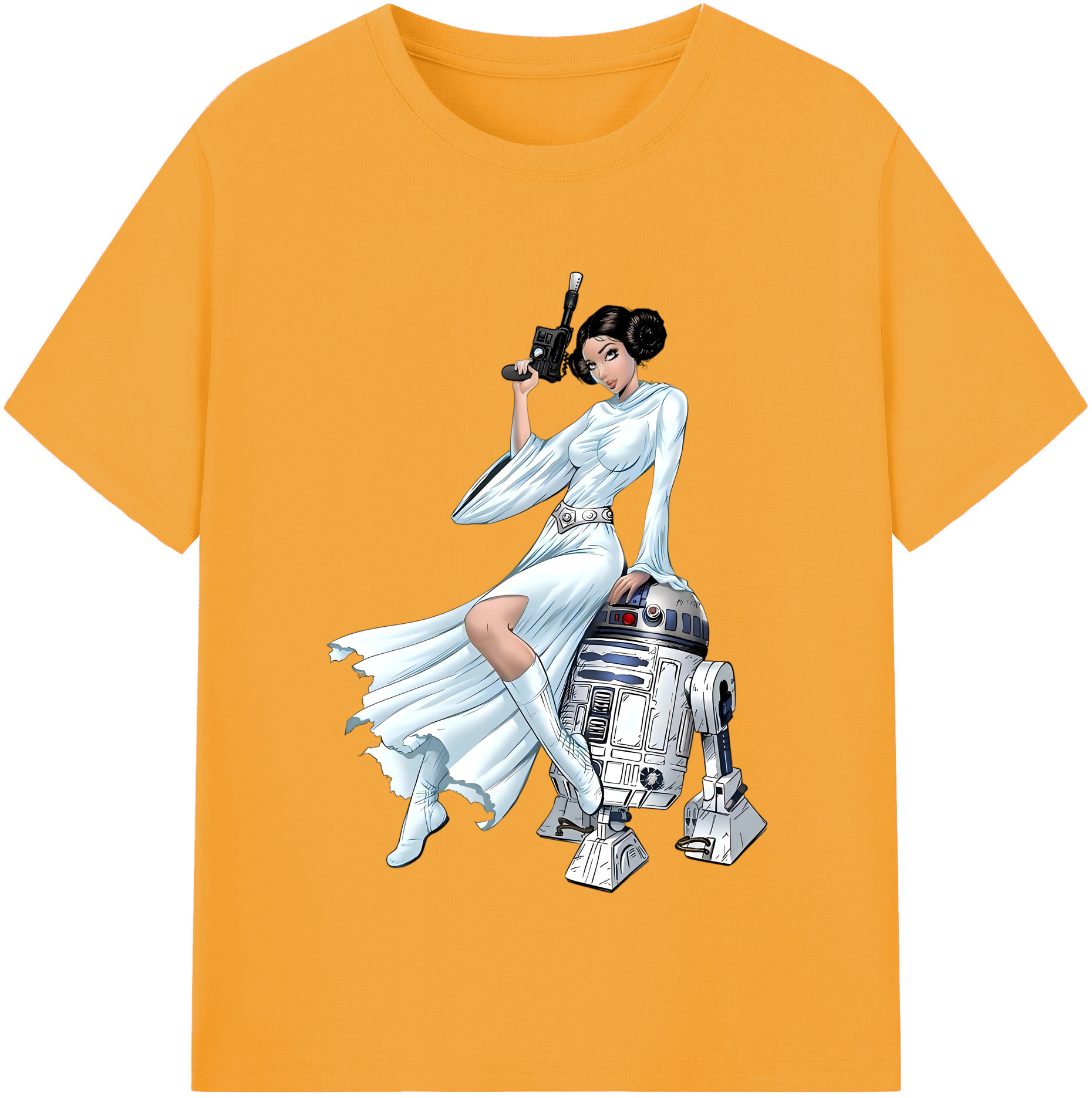 （画像用） スター・ウォーズ Star Wars レディースカジュアルプリントTシャツ（綿100％）