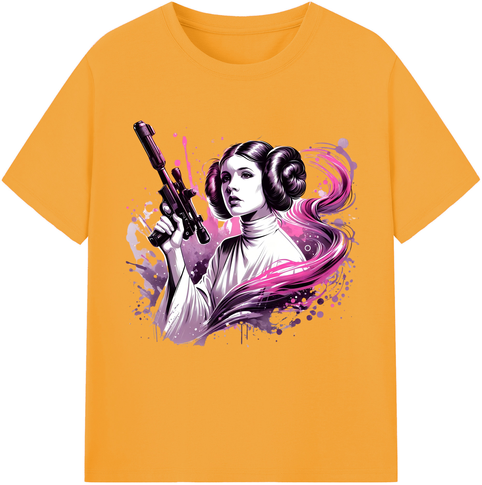 （画像用） スター・ウォーズ Star Wars レディースカジュアルプリントTシャツ（綿100％）