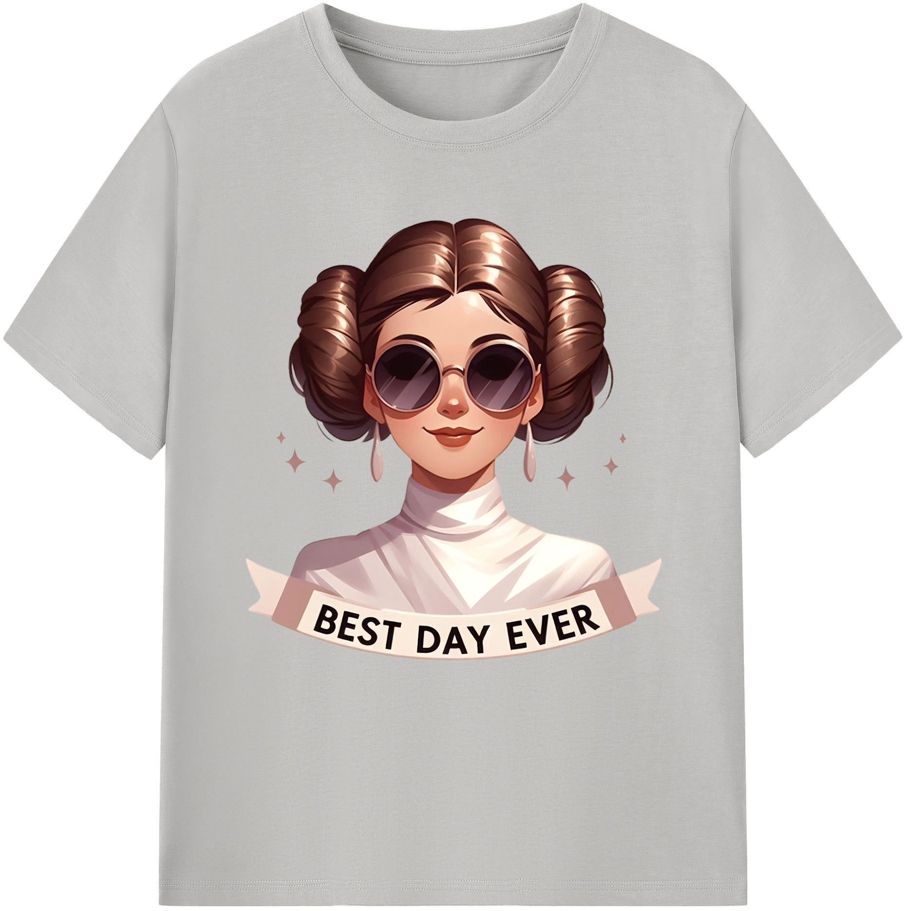 （画像用） スター・ウォーズ Star Wars レディースカジュアルプリントTシャツ（綿100％）