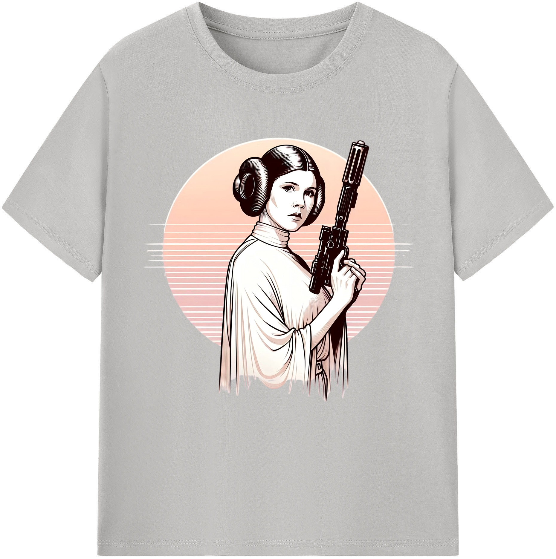 （画像用） スター・ウォーズ Star Wars レディースカジュアルプリントTシャツ（綿100％）