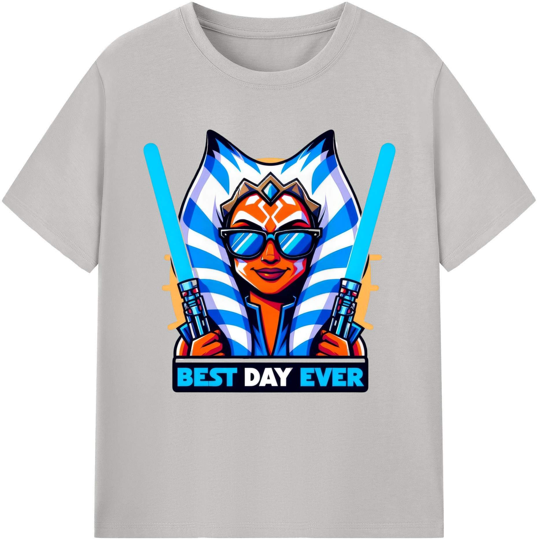 （画像用） スター・ウォーズ Star Wars レディースカジュアルプリントTシャツ（綿100％）