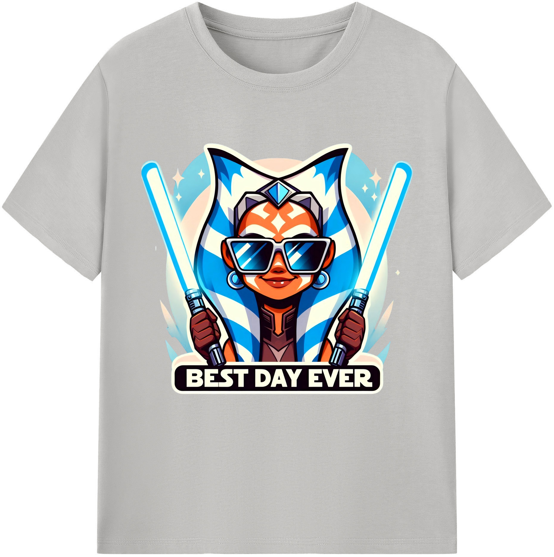 （画像用） スター・ウォーズ Star Wars レディースカジュアルプリントTシャツ（綿100％）