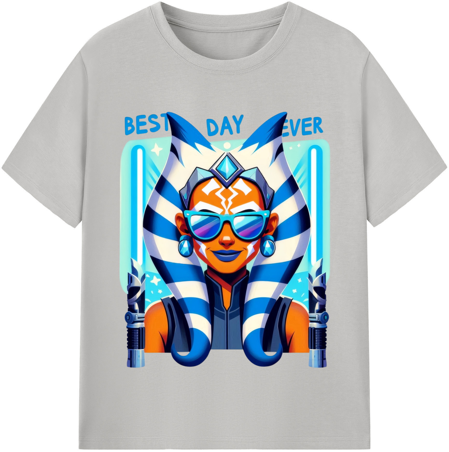 （画像用） スター・ウォーズ Star Wars レディースカジュアルプリントTシャツ（綿100％）