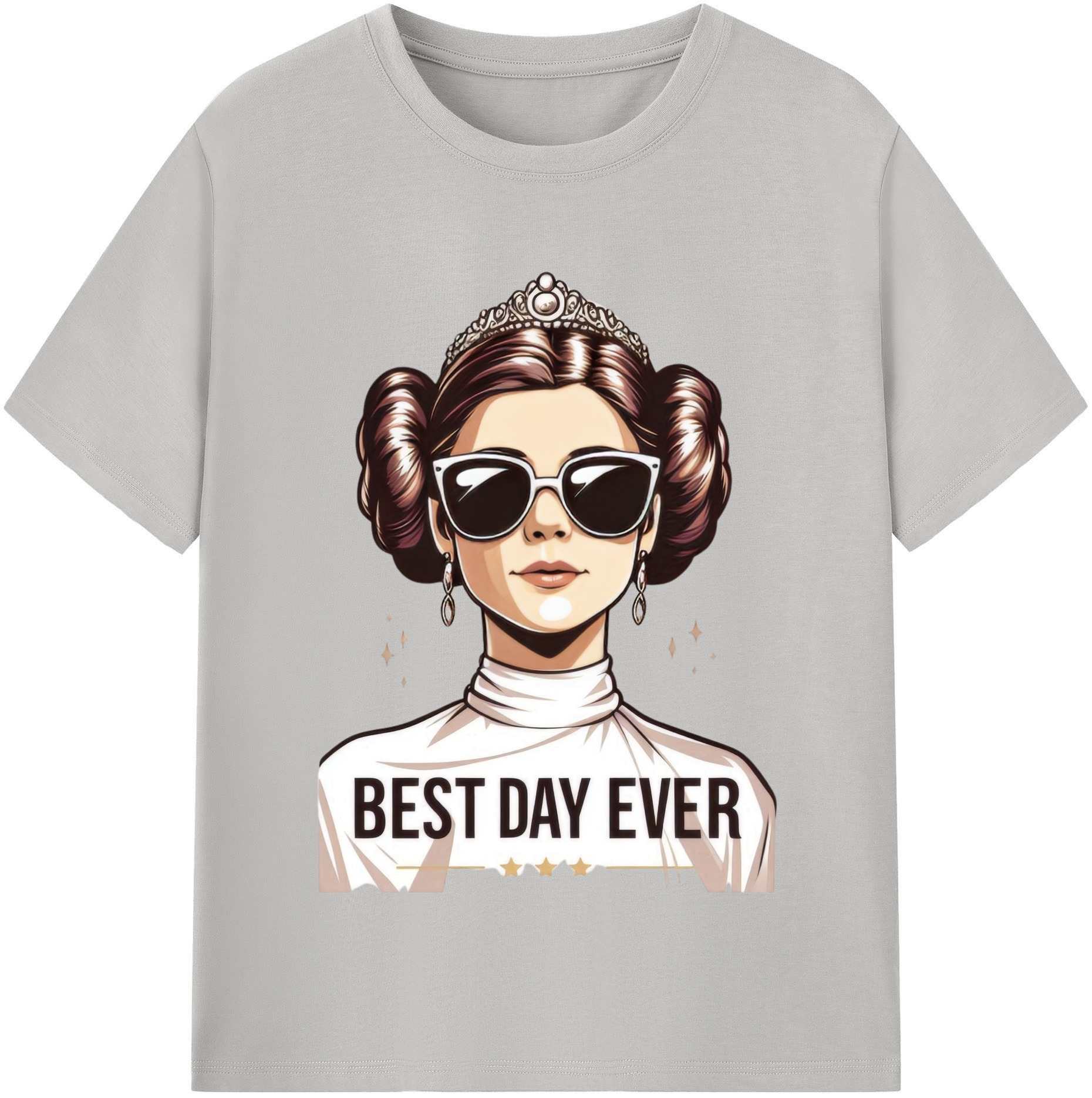 （画像用） スター・ウォーズ Star Wars レディースカジュアルプリントTシャツ（綿100％）