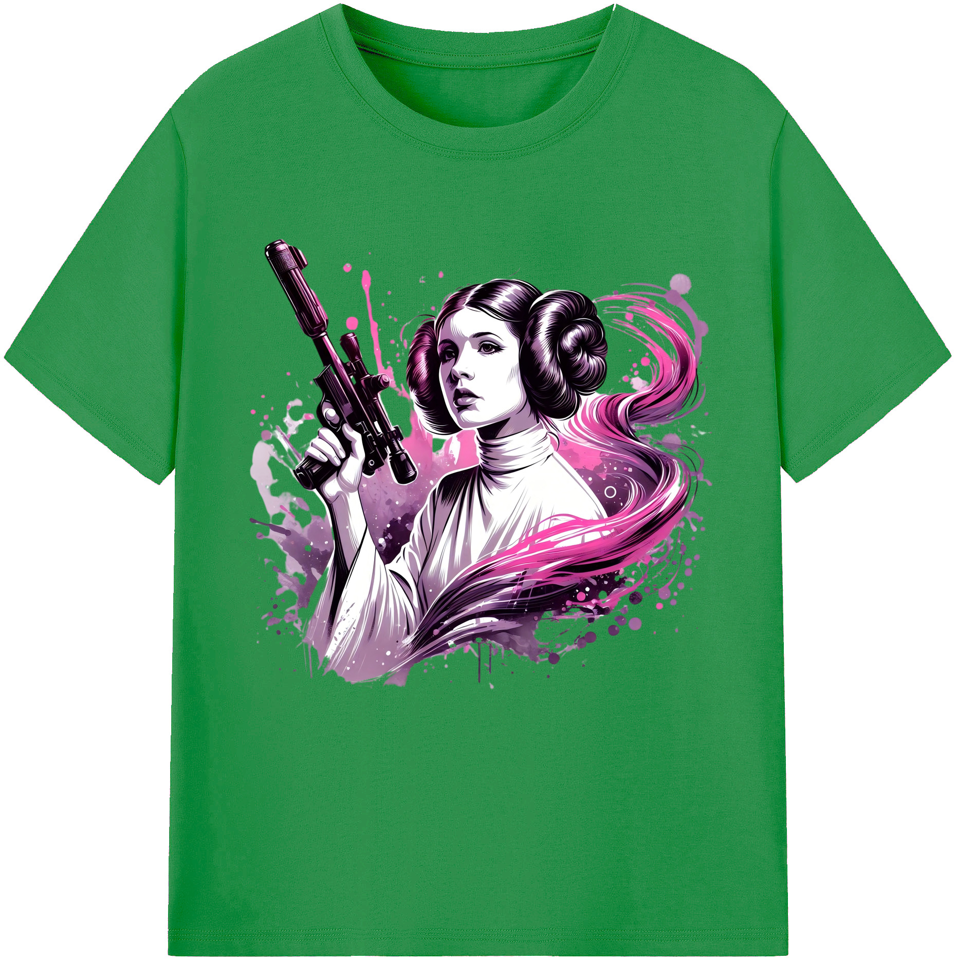 （画像用） スター・ウォーズ Star Wars レディースカジュアルプリントTシャツ（綿100％）