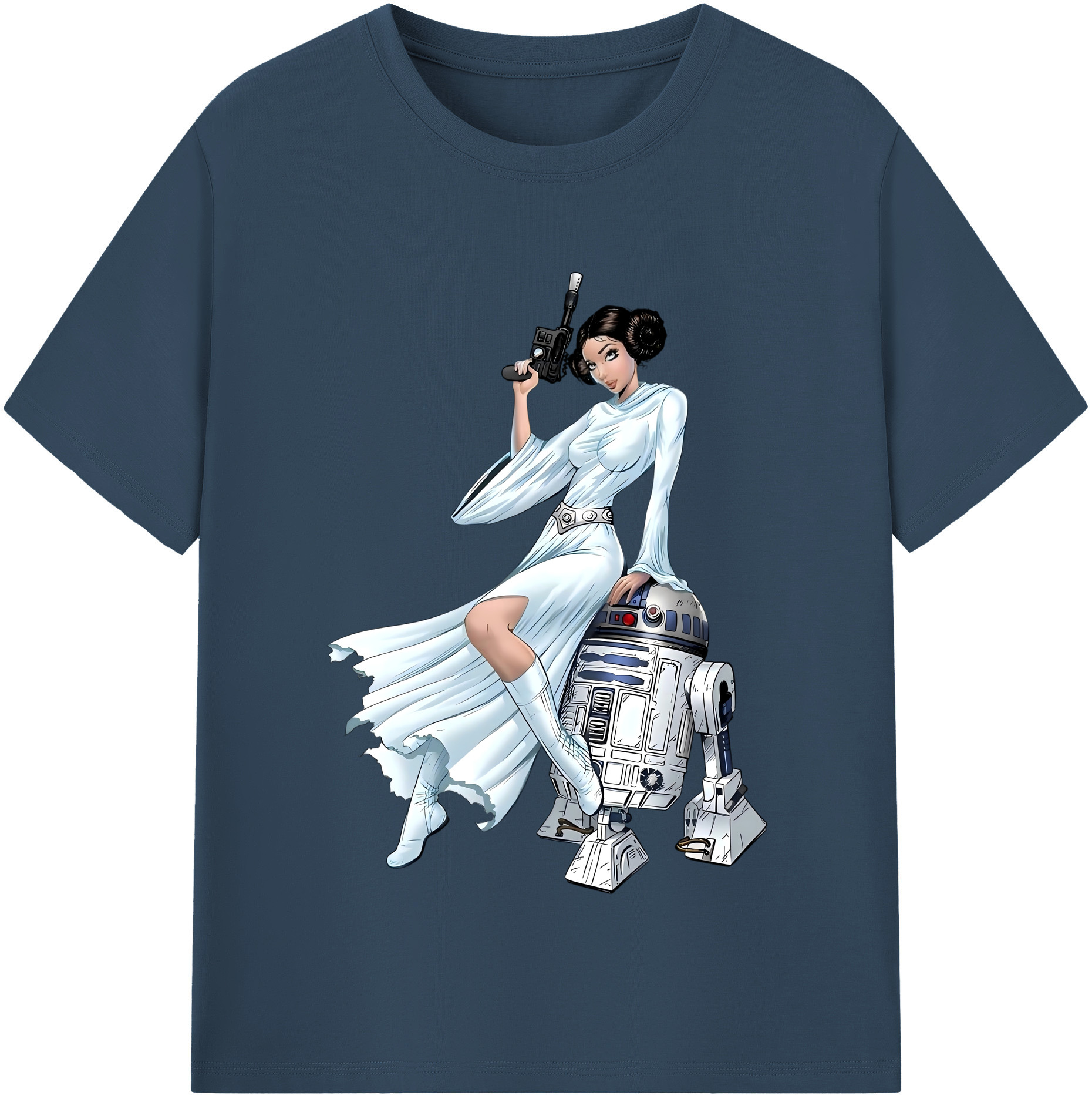 （画像用） スター・ウォーズ Star Wars レディースカジュアルプリントTシャツ（綿100％）