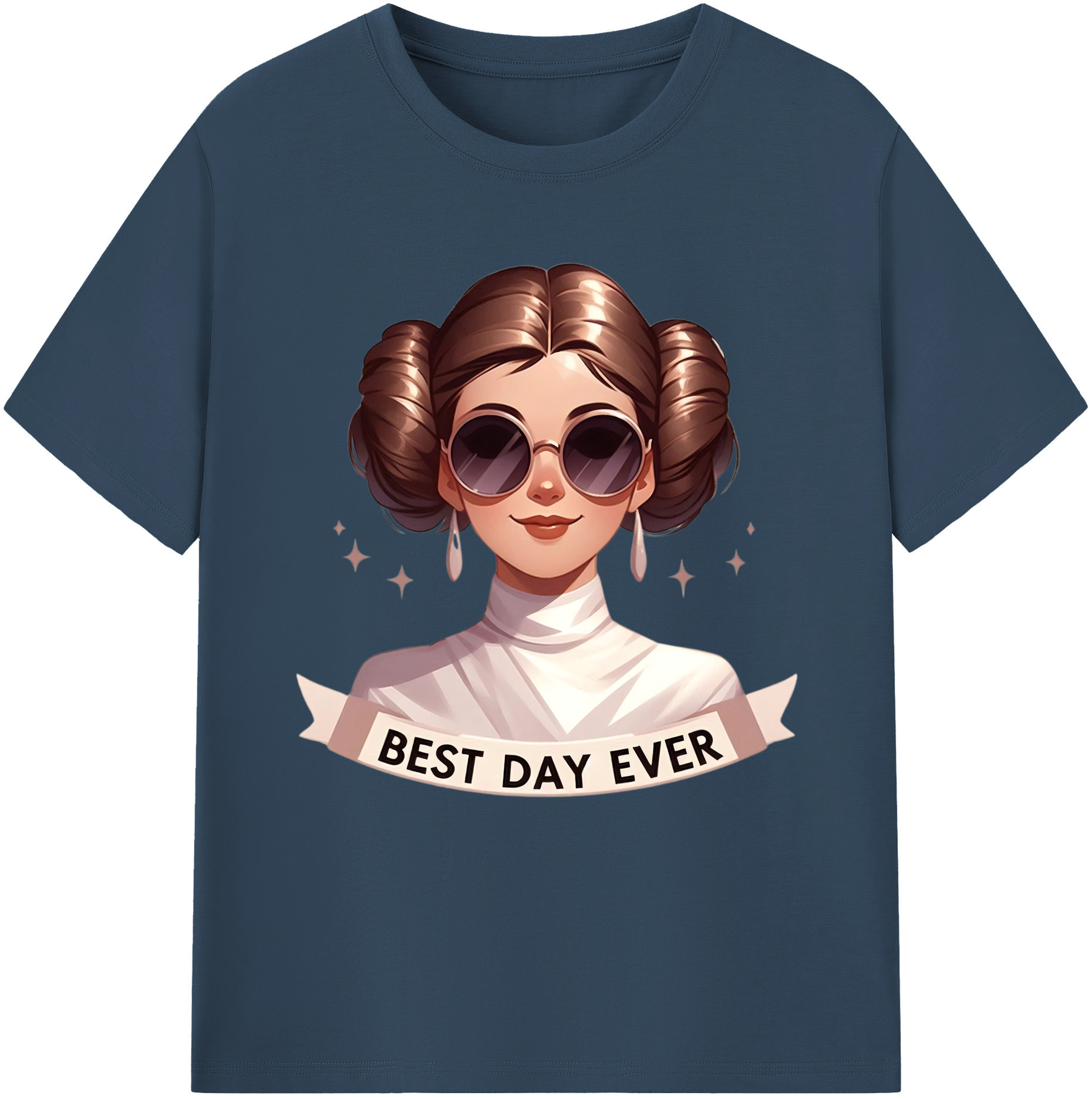 （画像用） スター・ウォーズ Star Wars レディースカジュアルプリントTシャツ（綿100％）