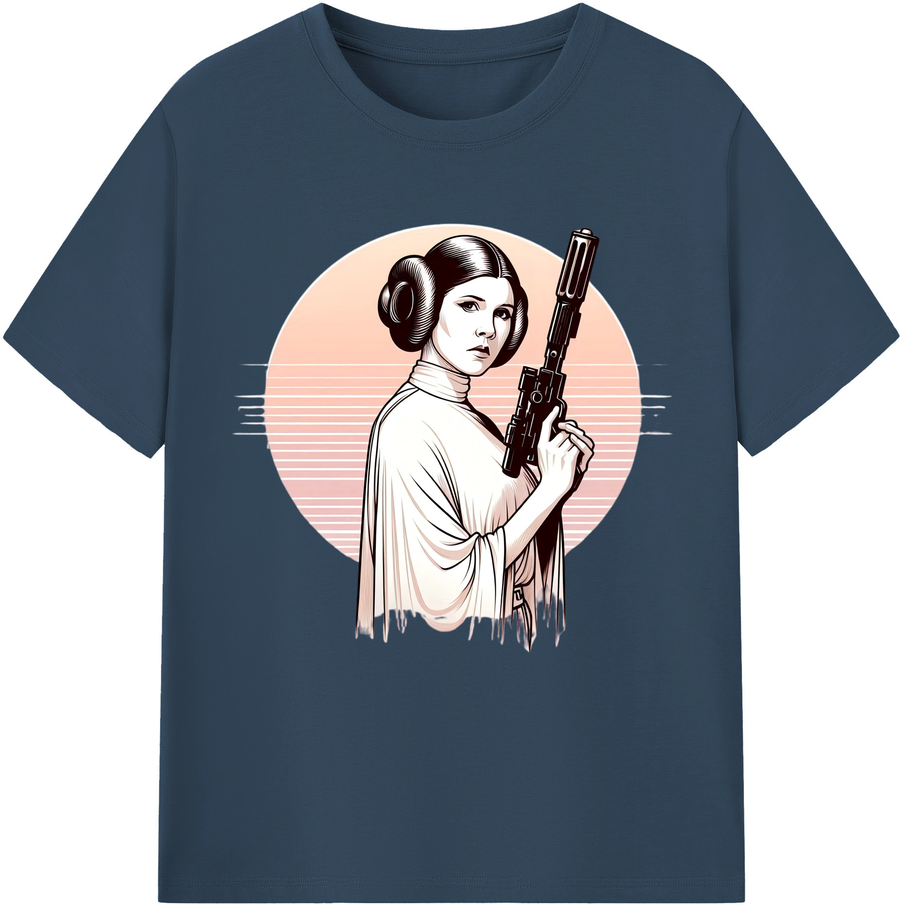 （画像用） スター・ウォーズ Star Wars レディースカジュアルプリントTシャツ（綿100％）