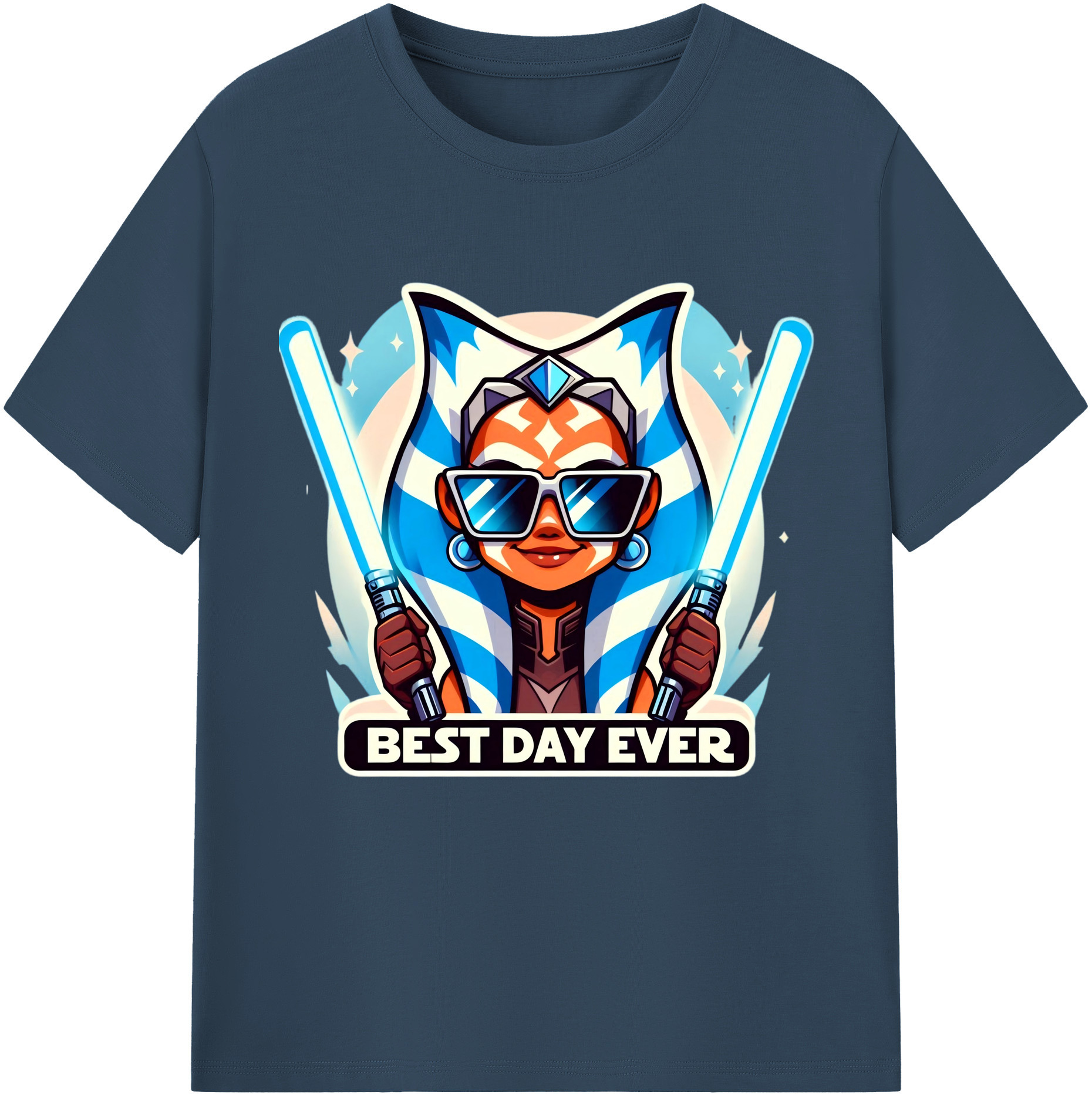 （画像用） スター・ウォーズ Star Wars レディースカジュアルプリントTシャツ（綿100％）
