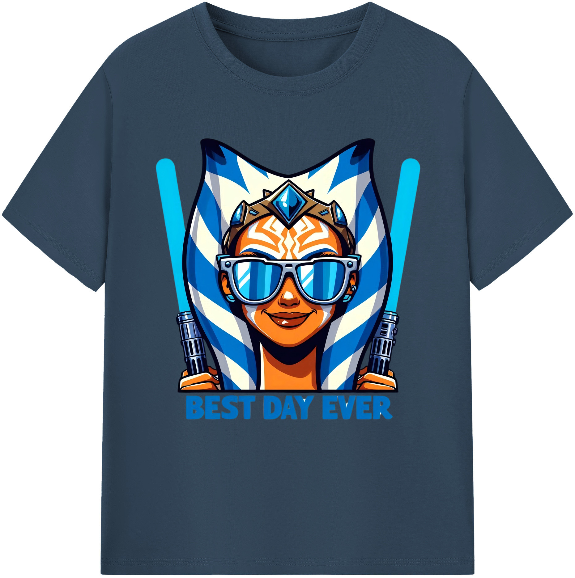 （画像用） スター・ウォーズ Star Wars レディースカジュアルプリントTシャツ（綿100％）