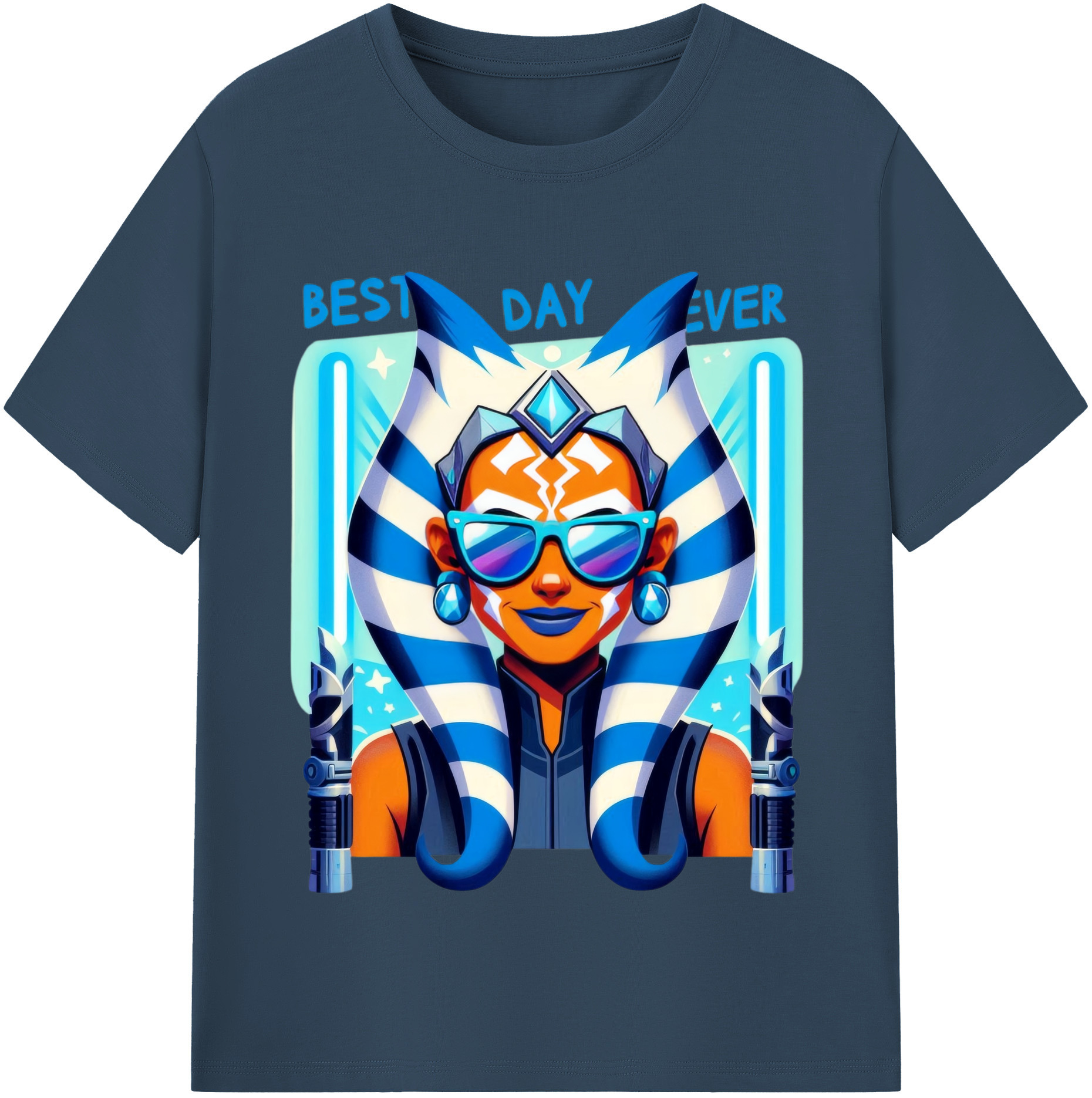 （画像用） スター・ウォーズ Star Wars レディースカジュアルプリントTシャツ（綿100％）