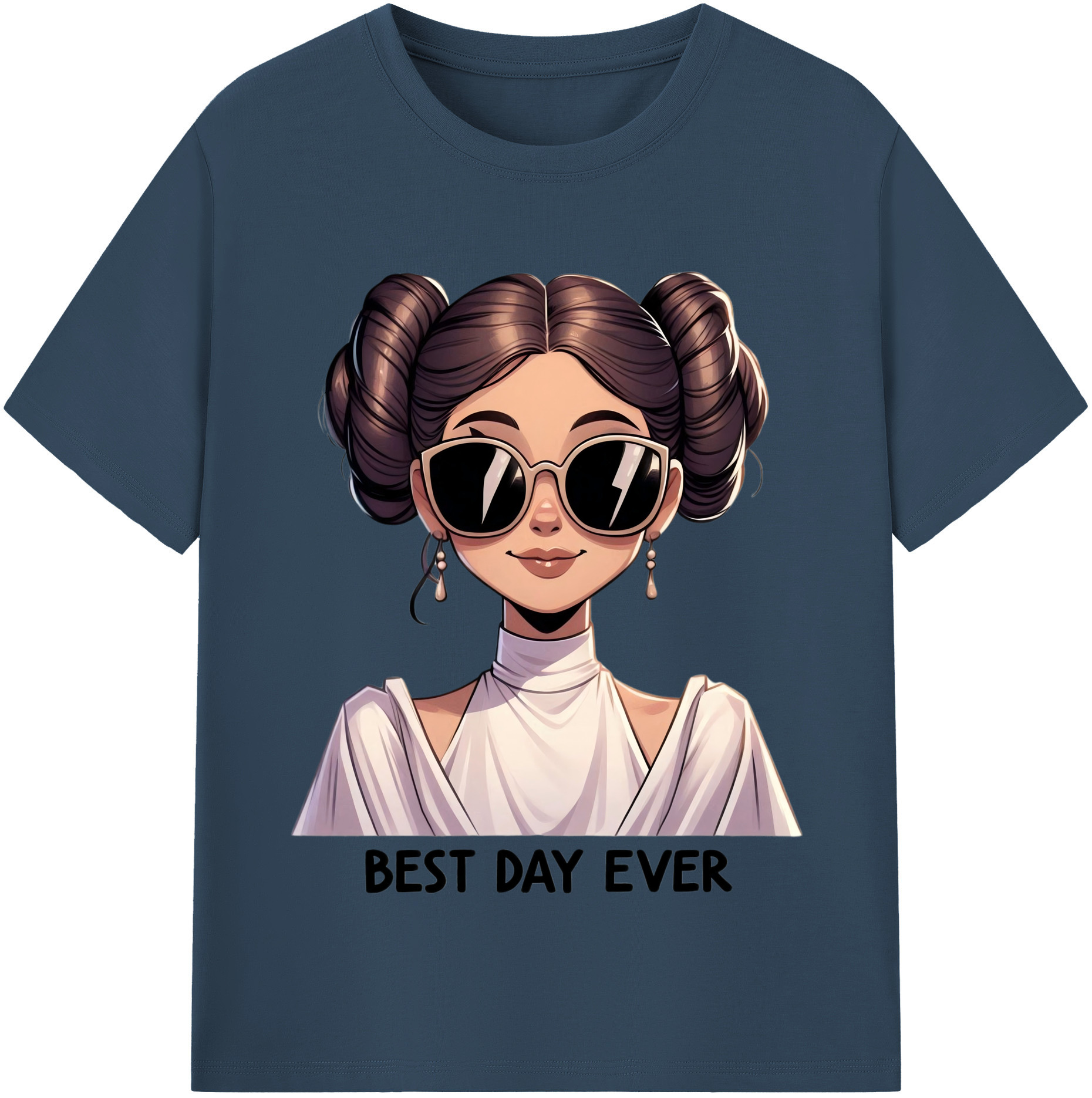 （画像用） スター・ウォーズ Star Wars レディースカジュアルプリントTシャツ（綿100％）