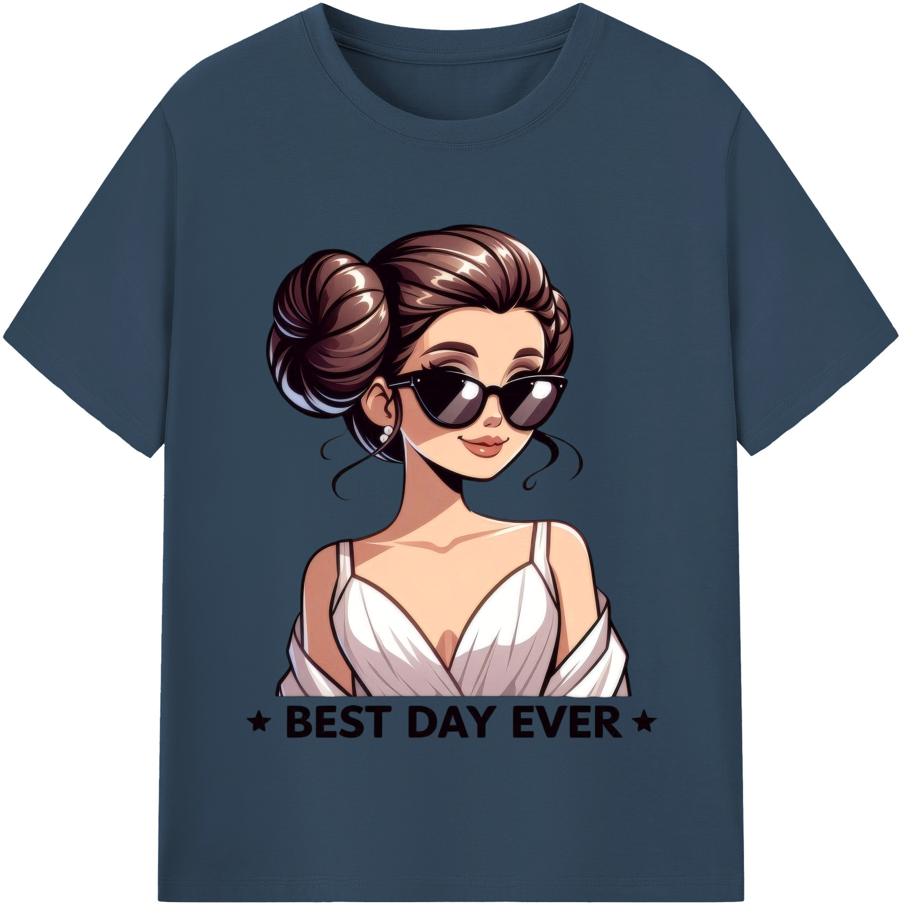 （画像用） スター・ウォーズ Star Wars レディースカジュアルプリントTシャツ（綿100％）
