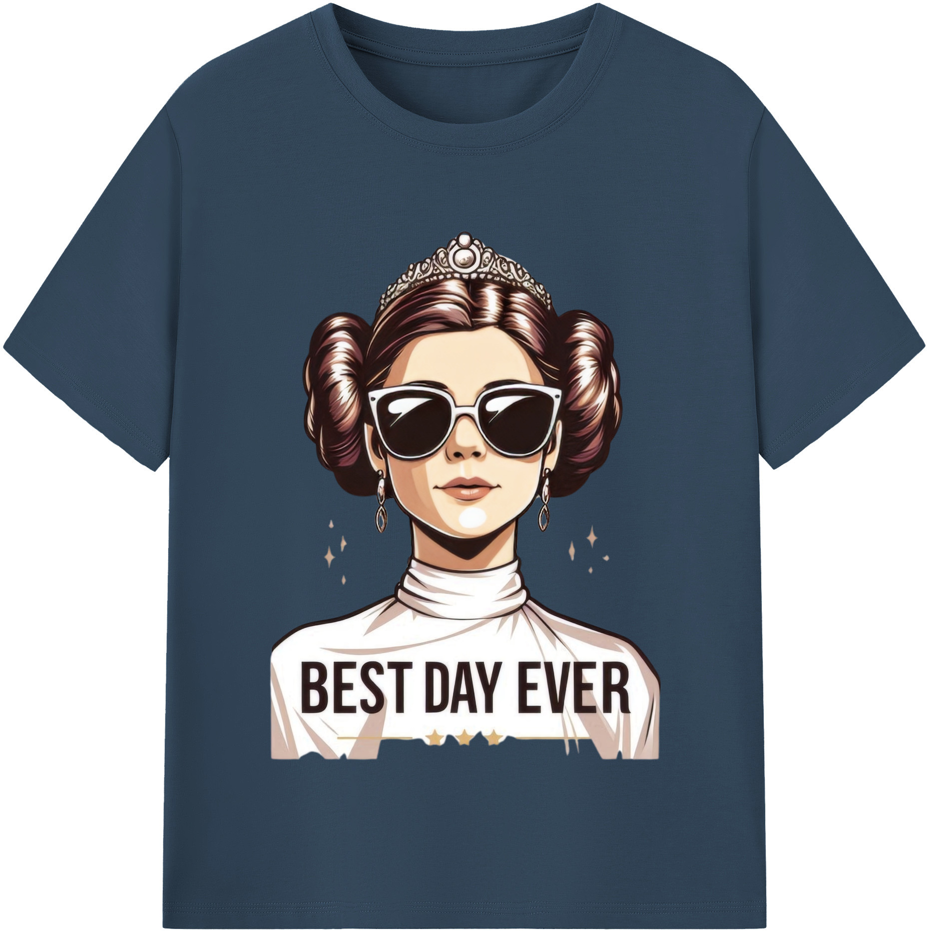 （画像用） スター・ウォーズ Star Wars レディースカジュアルプリントTシャツ（綿100％）