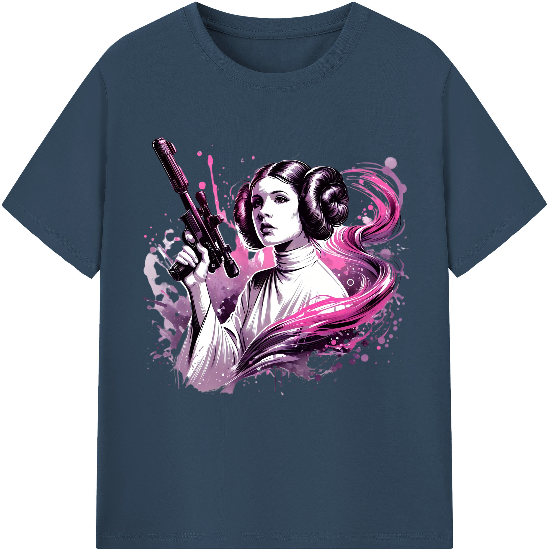 （画像用） スター・ウォーズ Star Wars レディースカジュアルプリントTシャツ（綿100％）