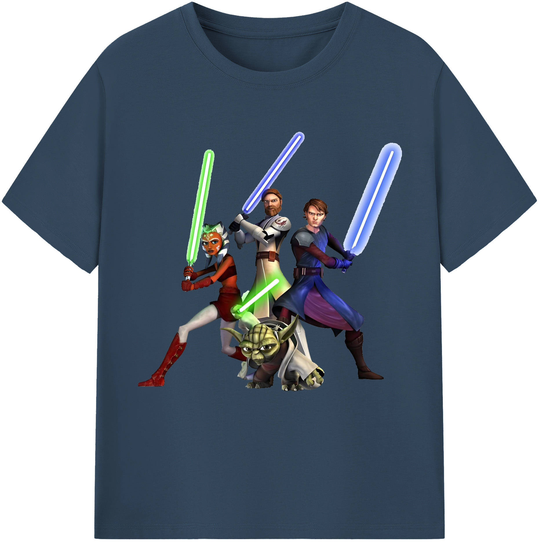 （画像用） スター・ウォーズ Star Wars レディースカジュアルプリントTシャツ（綿100％）