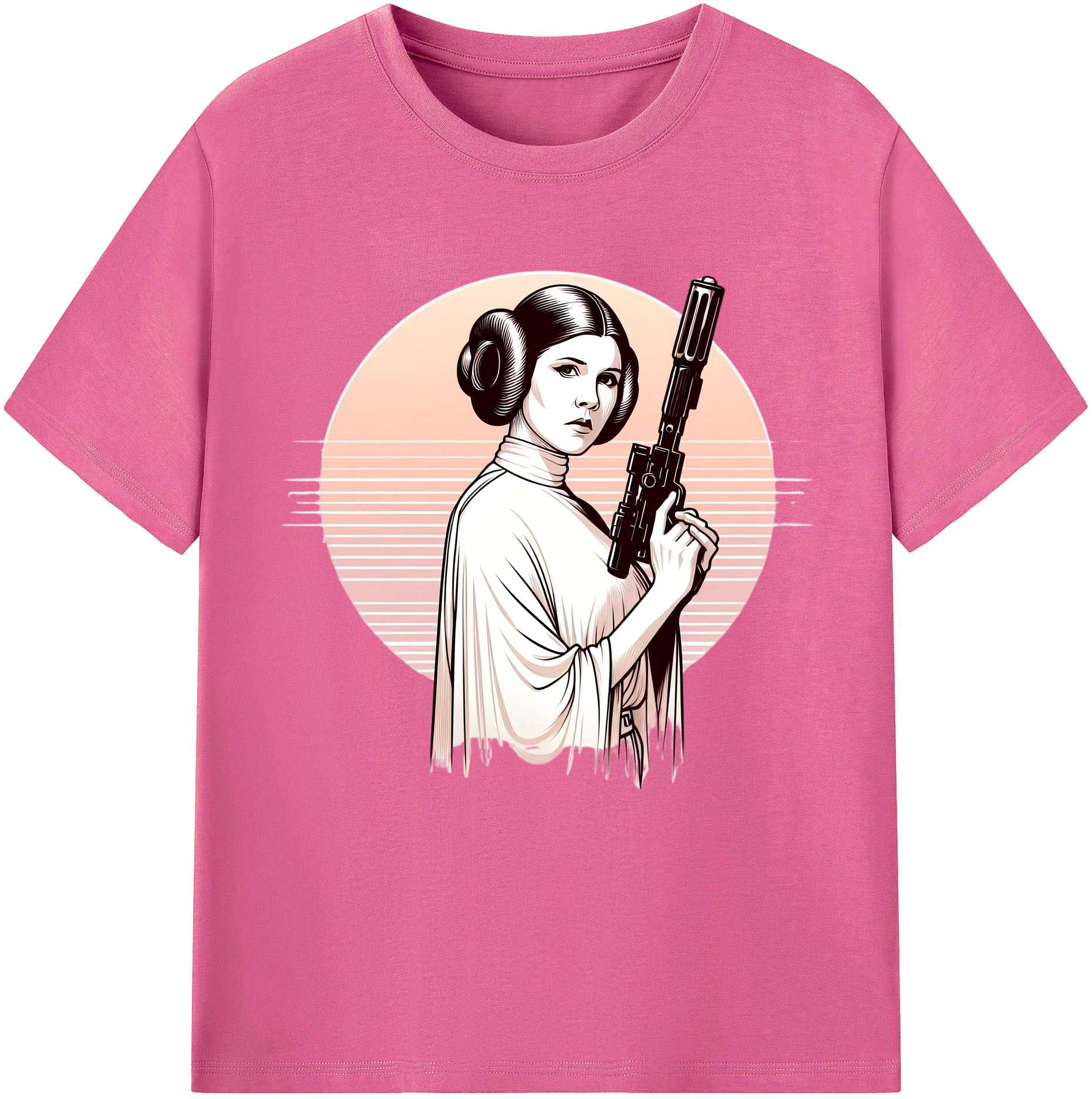 （画像用） スター・ウォーズ Star Wars レディースカジュアルプリントTシャツ（綿100％）