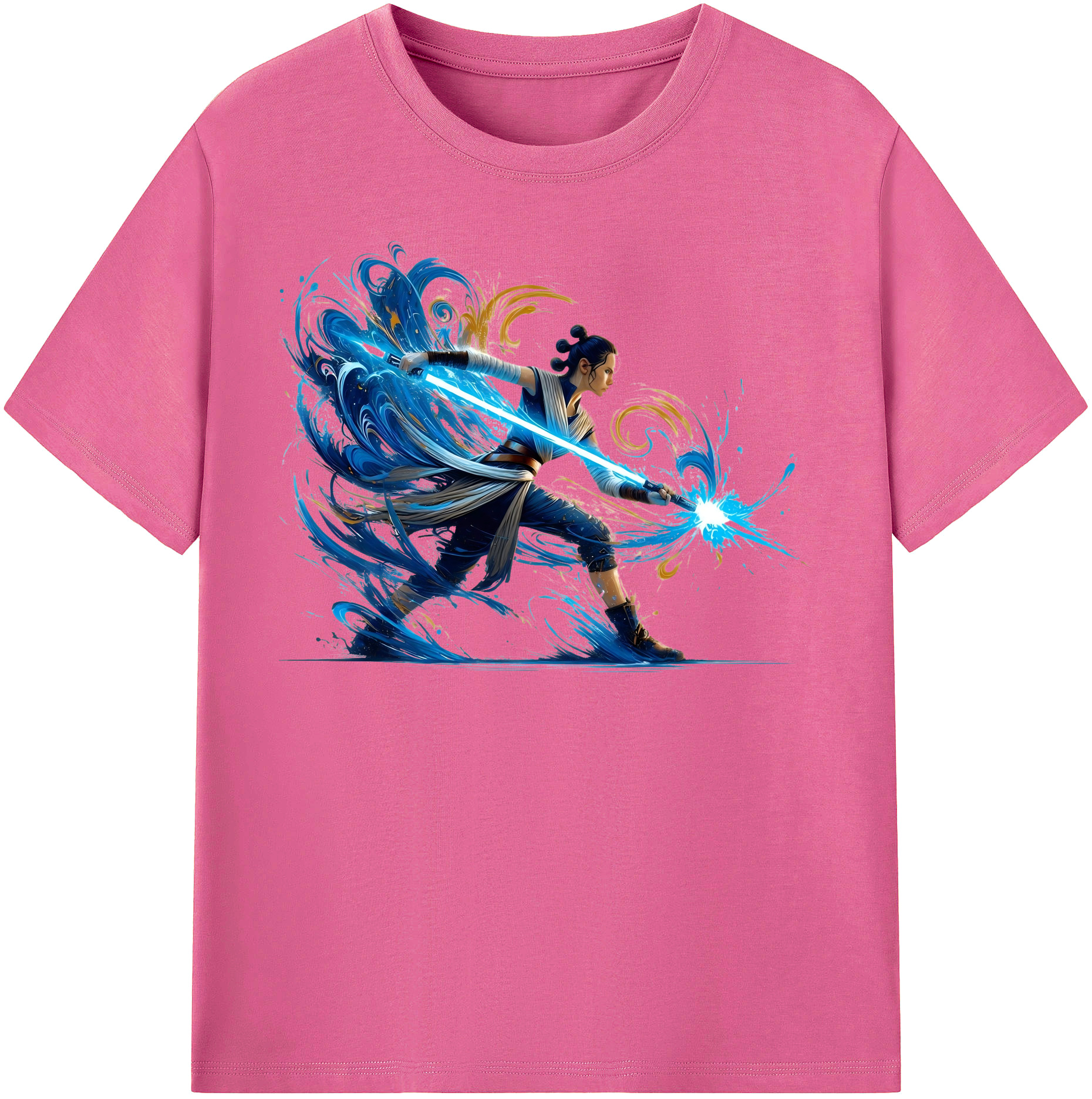 （画像用） スター・ウォーズ Star Wars レディースカジュアルプリントTシャツ（綿100％）