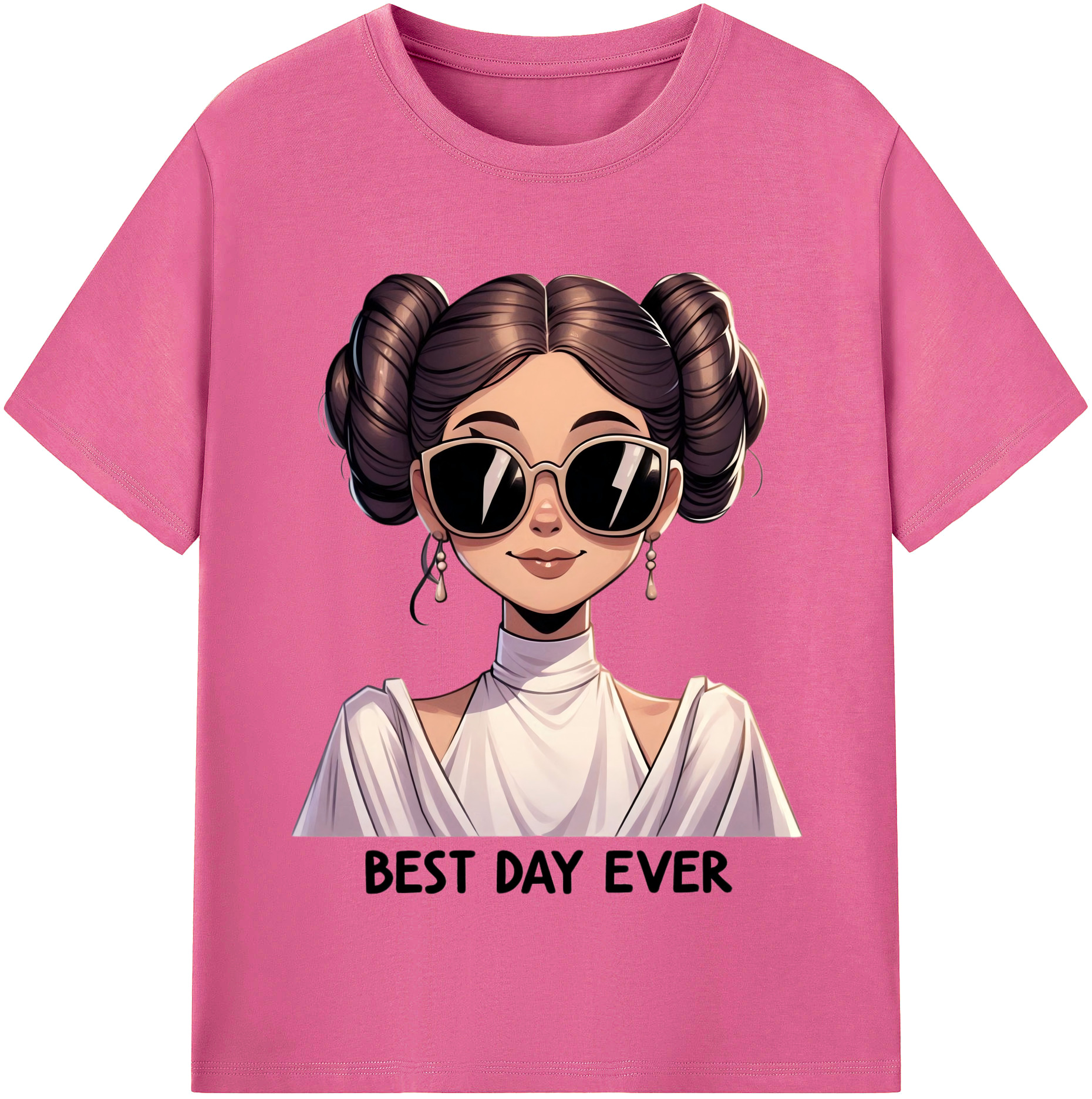 （画像用） スター・ウォーズ Star Wars レディースカジュアルプリントTシャツ（綿100％）