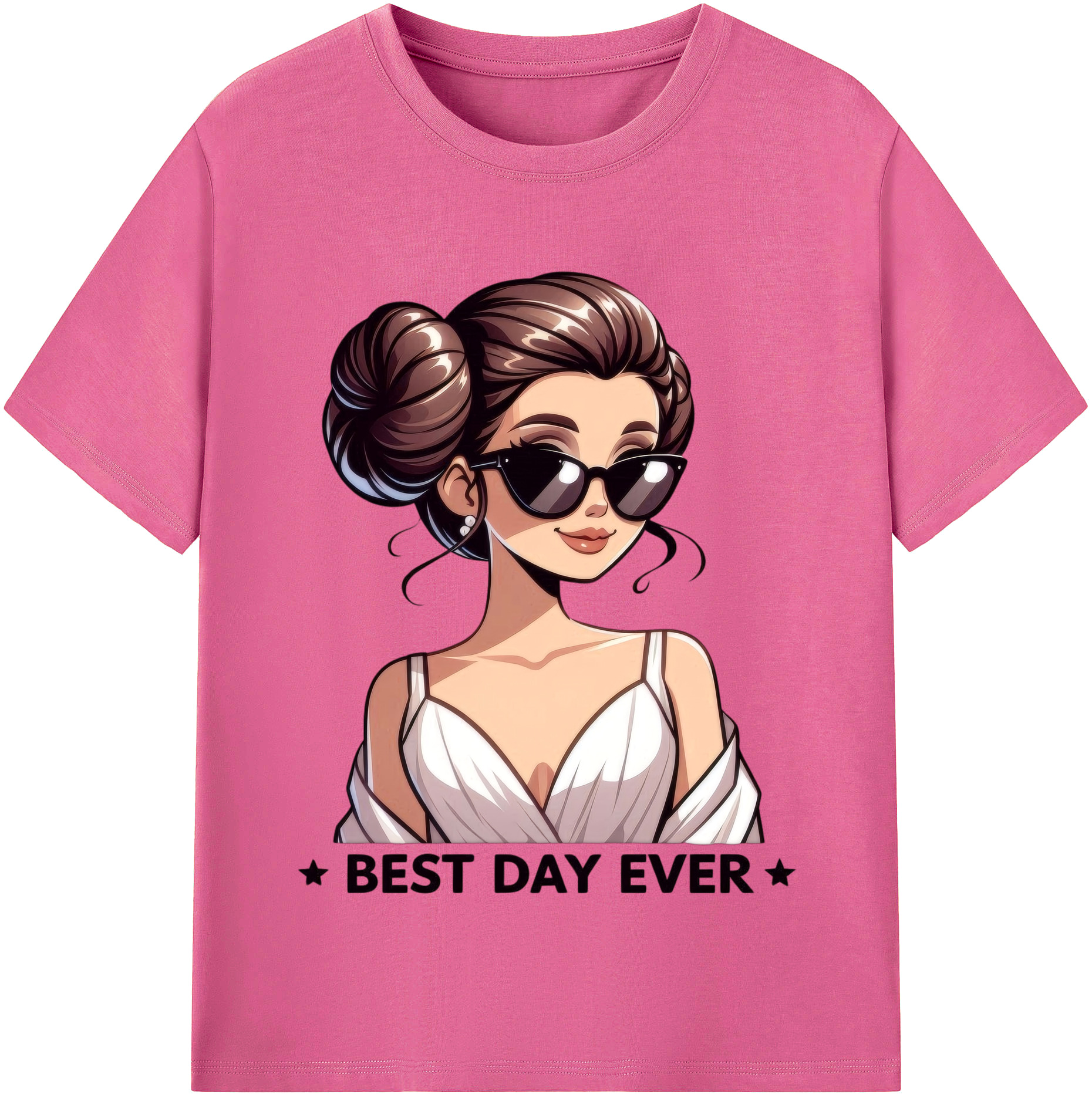 （画像用） スター・ウォーズ Star Wars レディースカジュアルプリントTシャツ（綿100％）