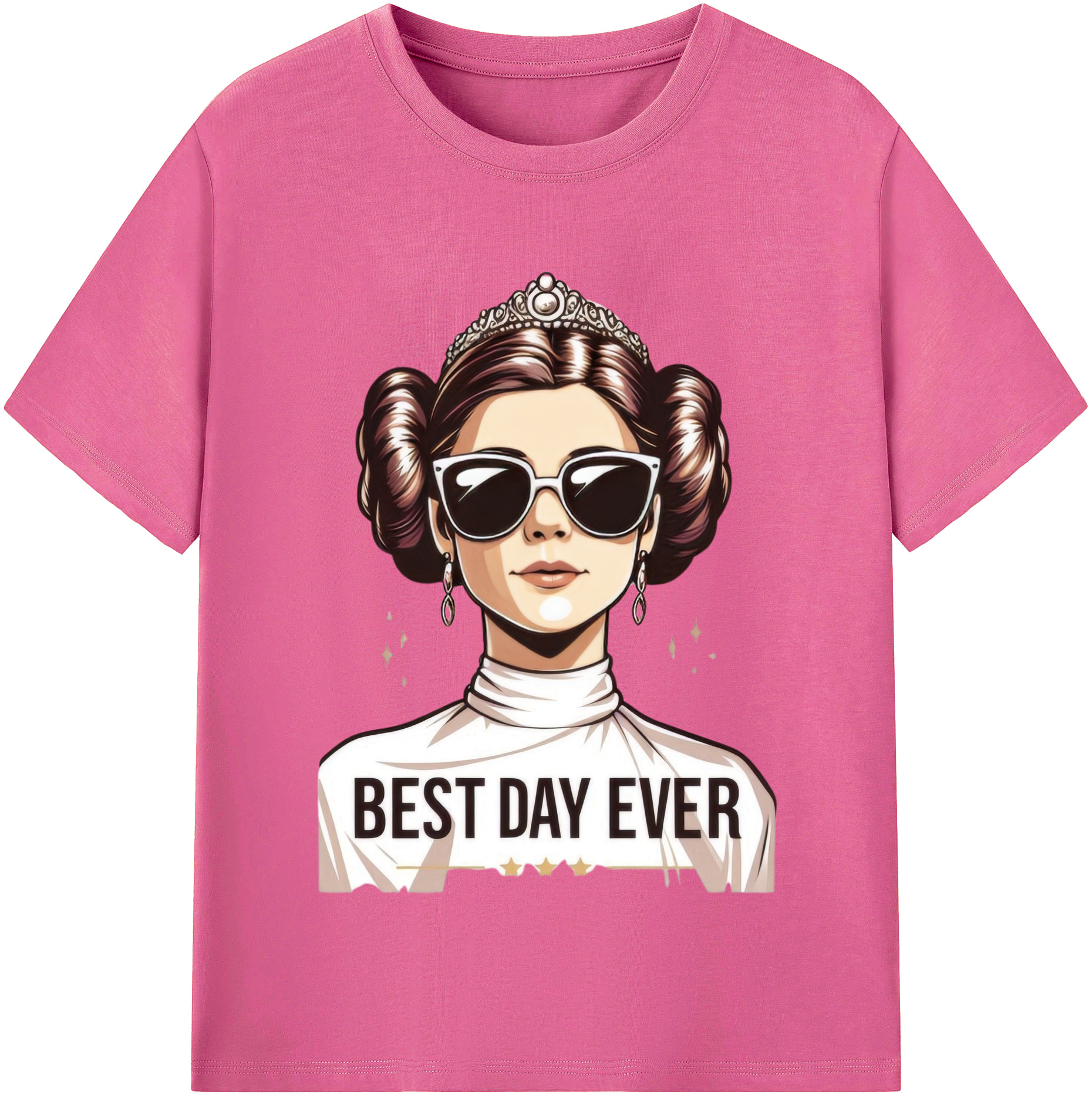（画像用） スター・ウォーズ Star Wars レディースカジュアルプリントTシャツ（綿100％）