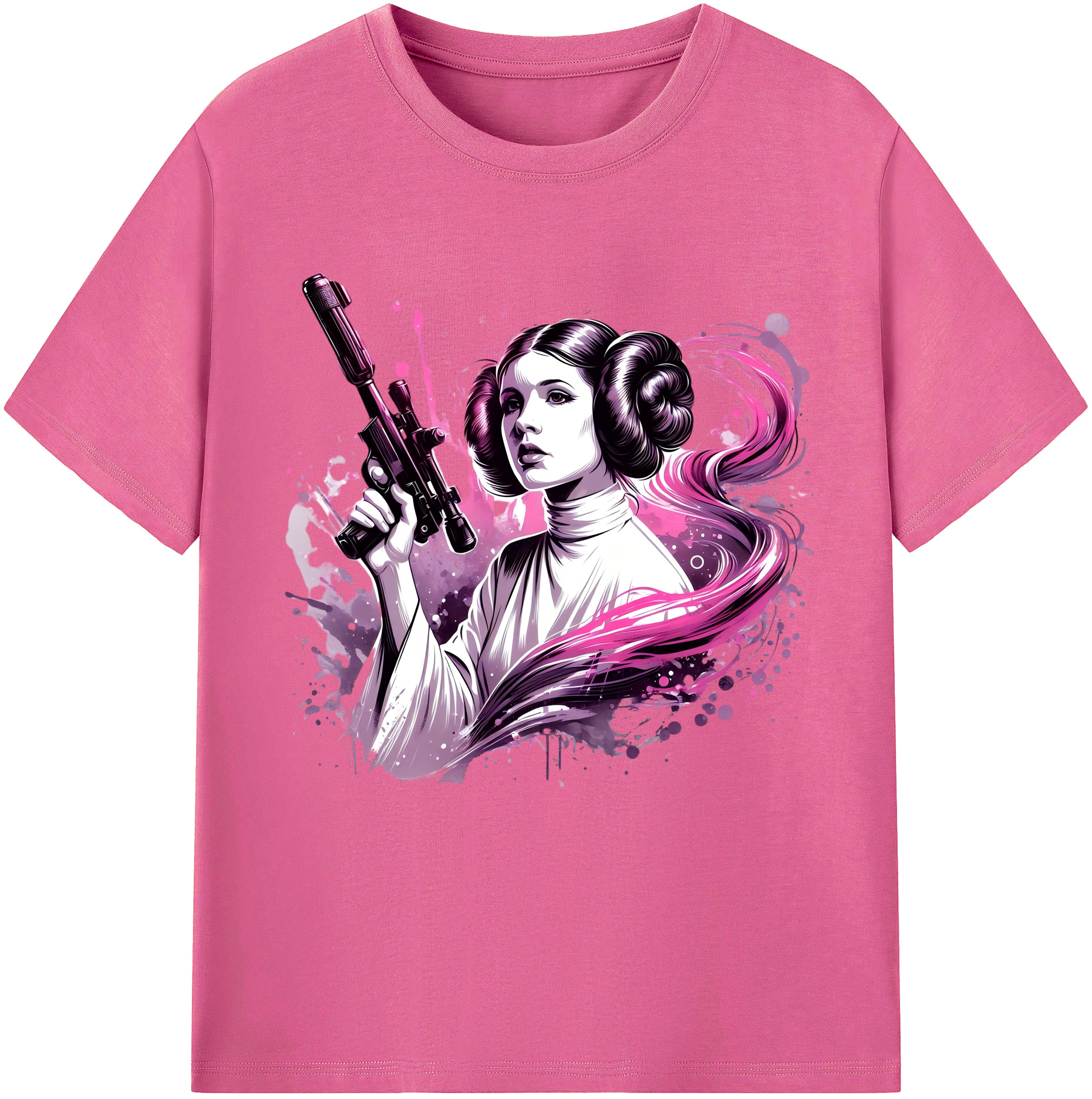 （画像用） スター・ウォーズ Star Wars レディースカジュアルプリントTシャツ（綿100％）